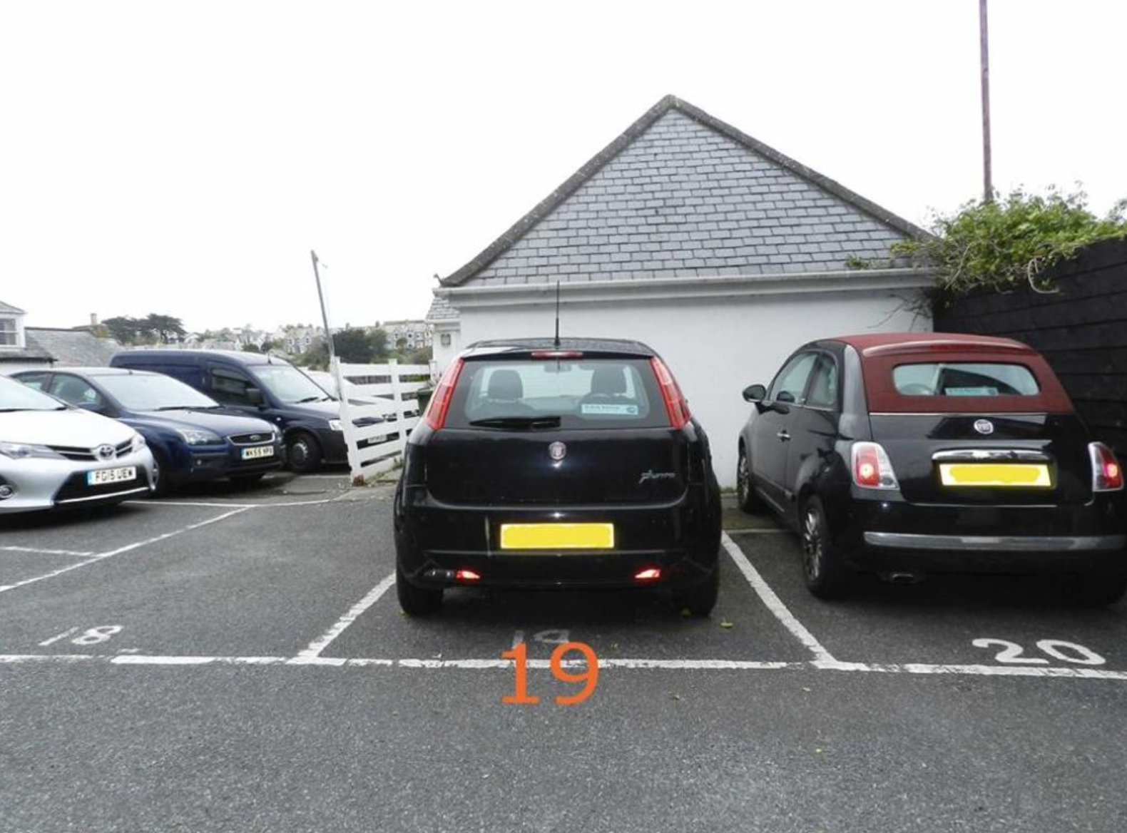 19 marks the spot: the parking space in all it's glory