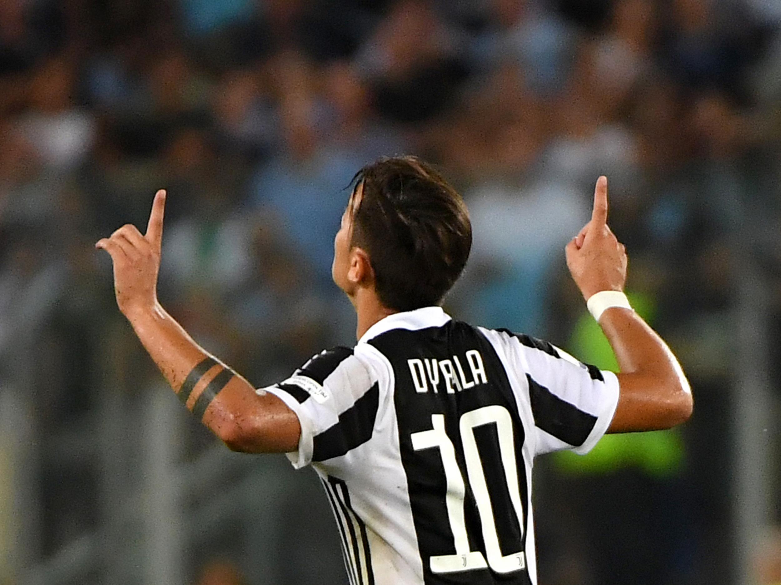 Dybala has been handed the famous No 10 shirt