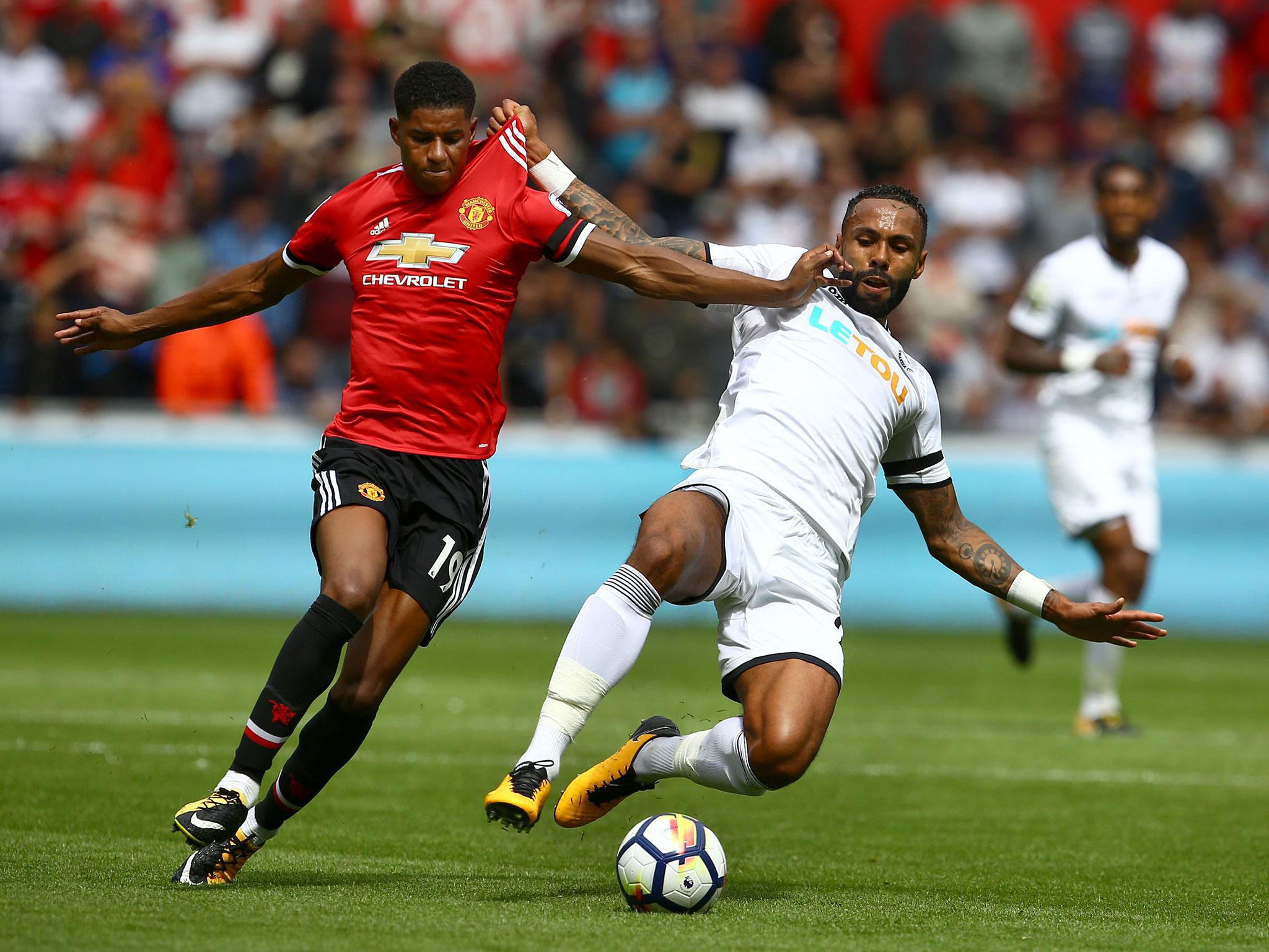 Missed the target with two good headed opportunities in the first half.