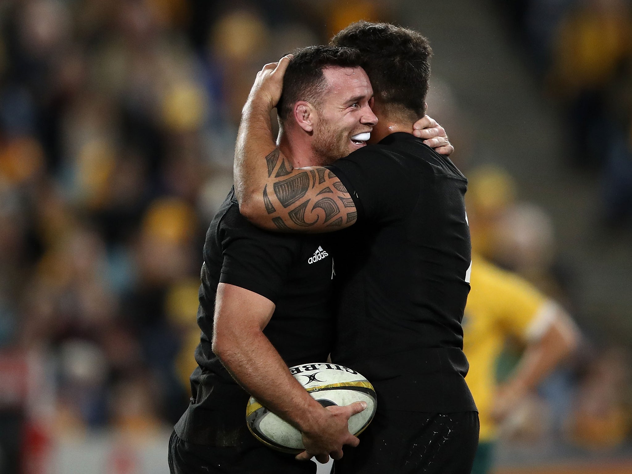 Ryan Crotty scored twice on his return to the All Blacks side