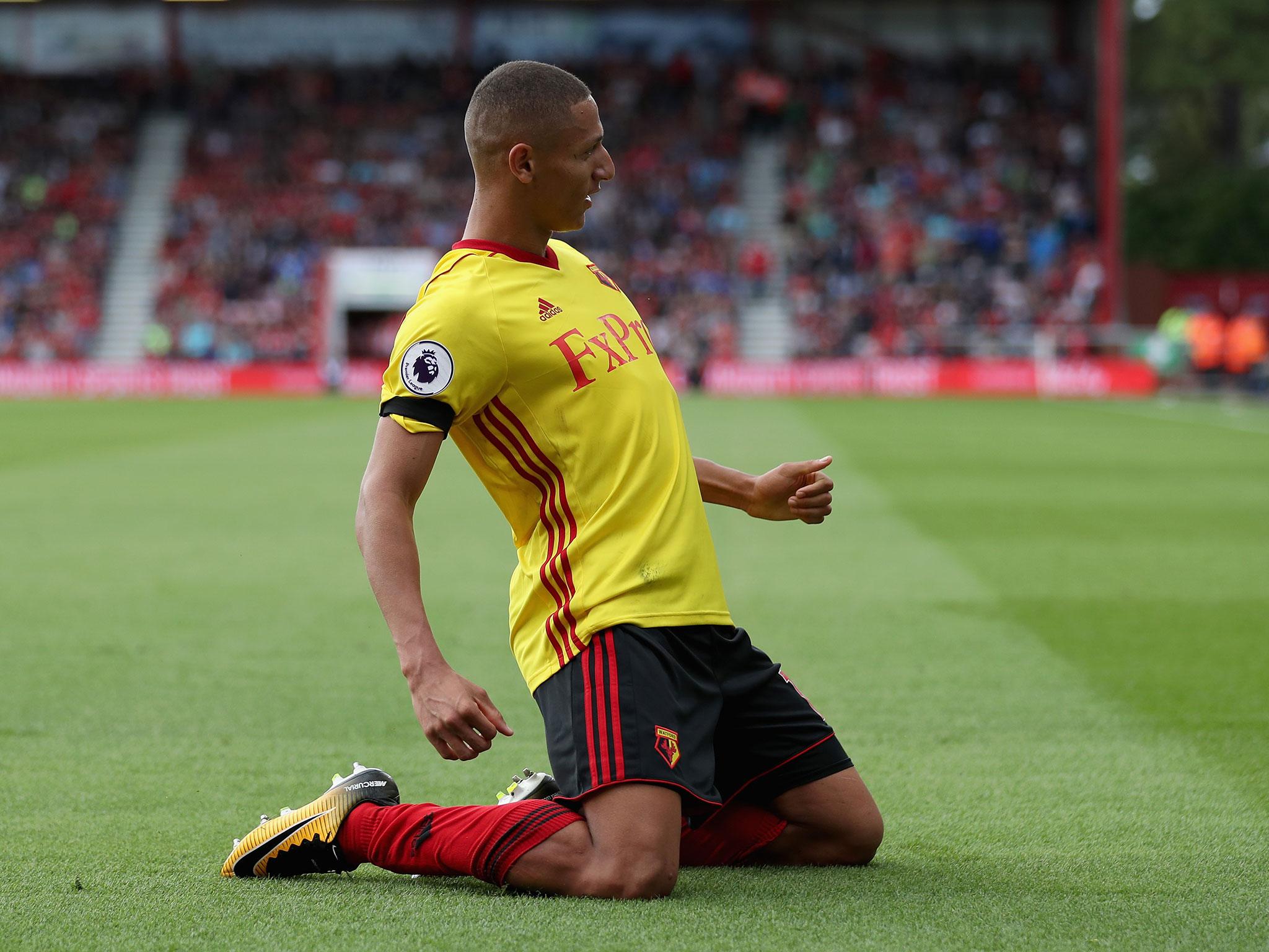 Club record signing Richarlison set Watford on their way at Bournemouth