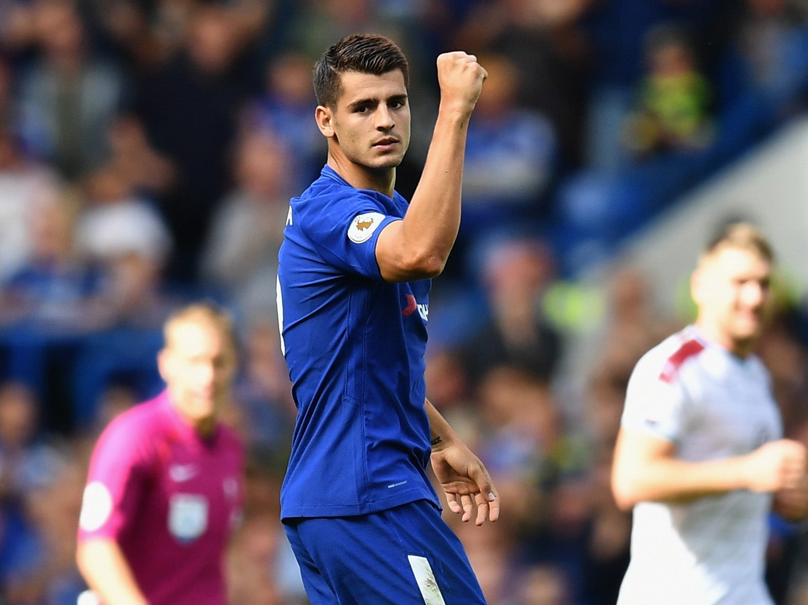 Morata opened his Chelsea account against Burnley last week