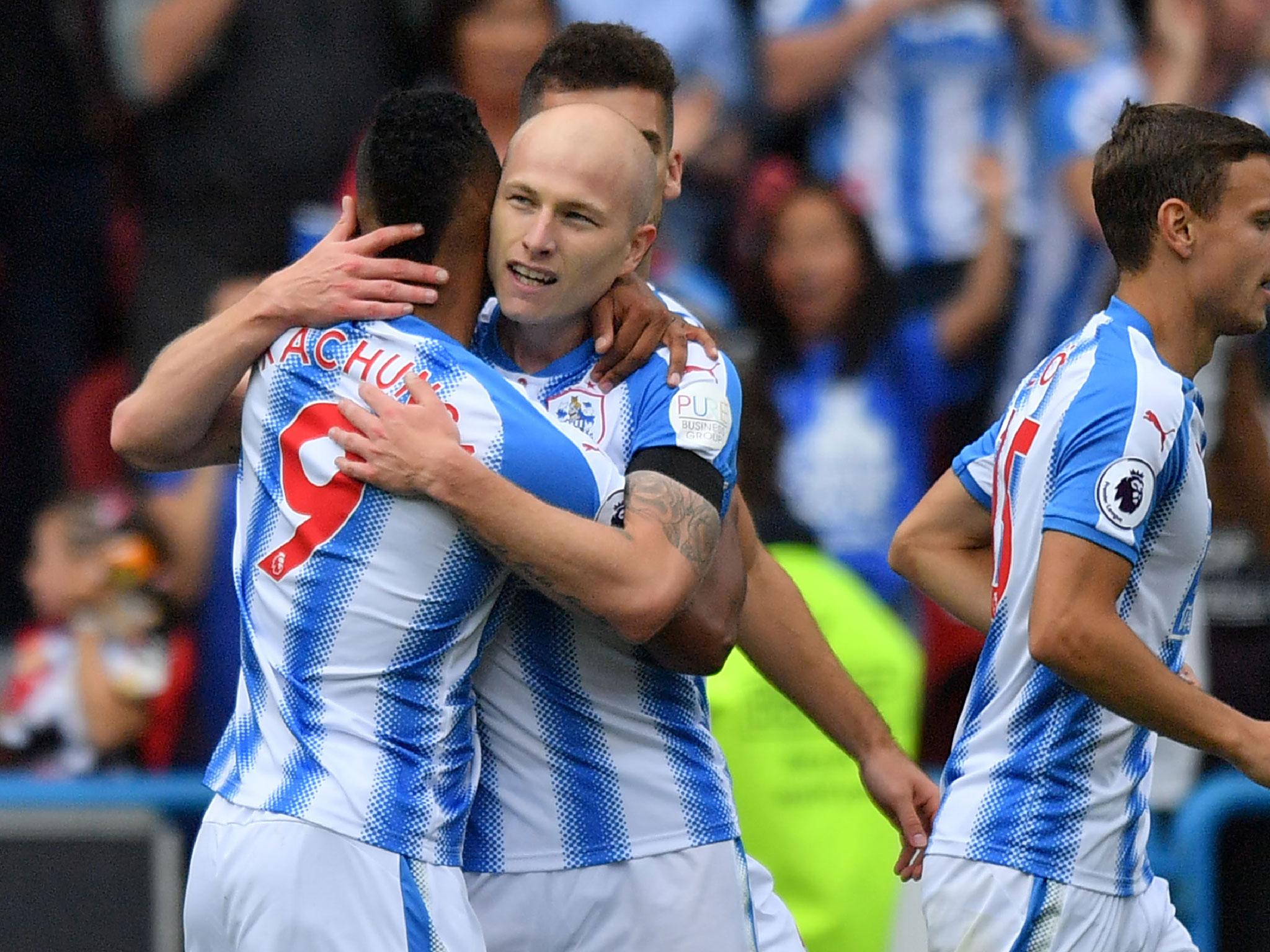 Adrian Mooy struck Huddersfield's winner against Newcastle