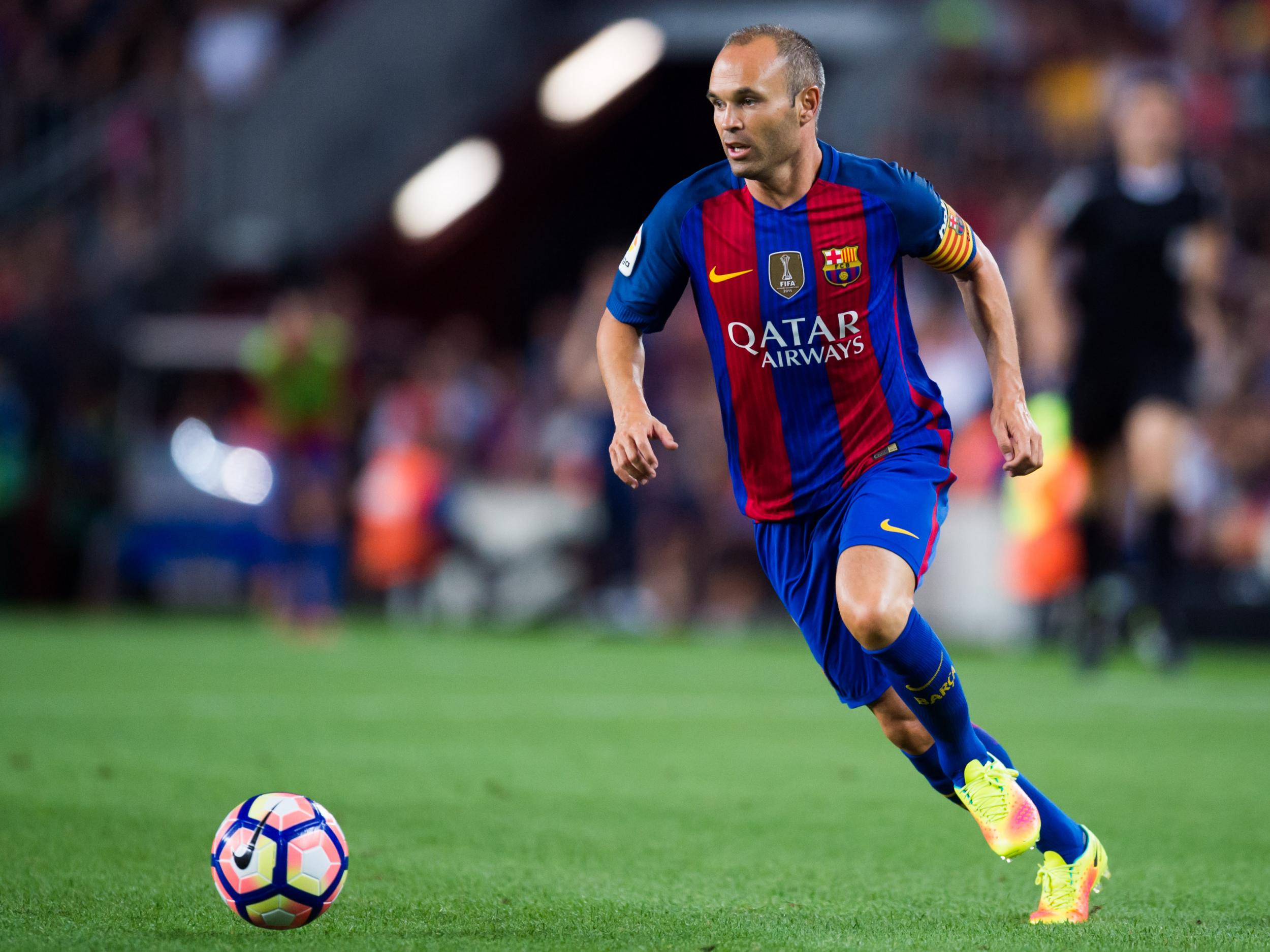 Andres Iniesta's contract expires next summer