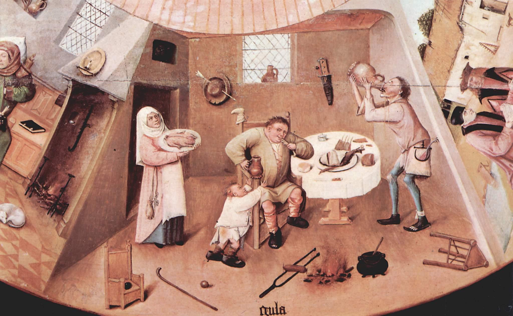 Gluttony: Bosch’s ‘The Seven Deadly Sins and The Four Last Things’