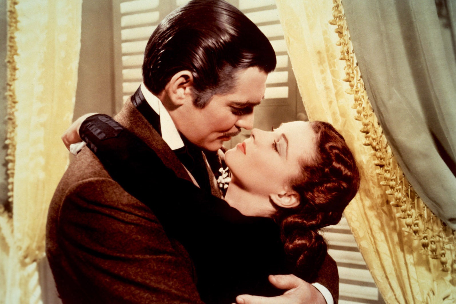 Clark Gable and Vivian Leigh in Gone with the Wind