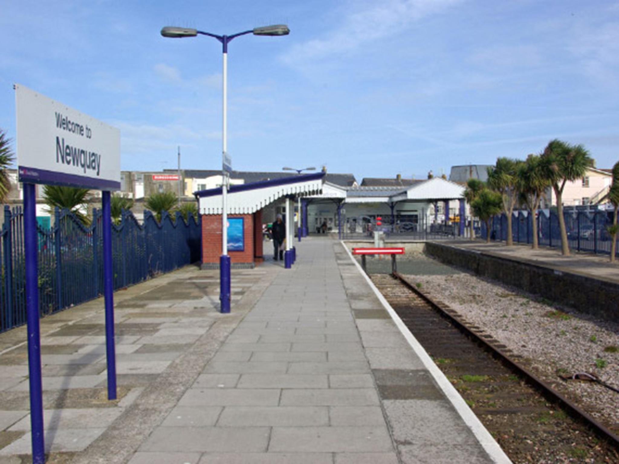 The 17-year-old girl was first approached by a man when she boarded the train at Newquay station