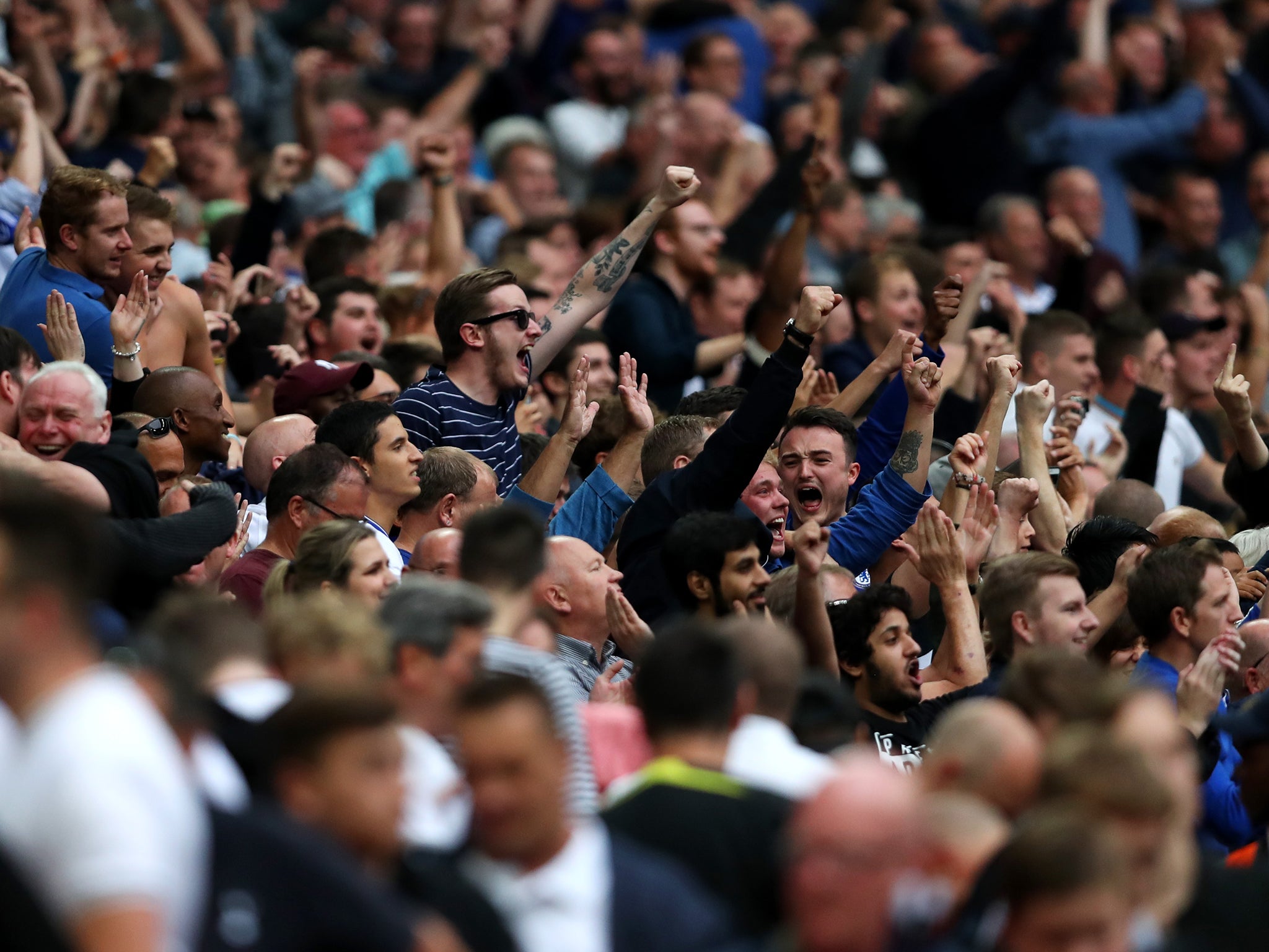 Tottenham fans complained about the poor atmosphere at Wembley last season