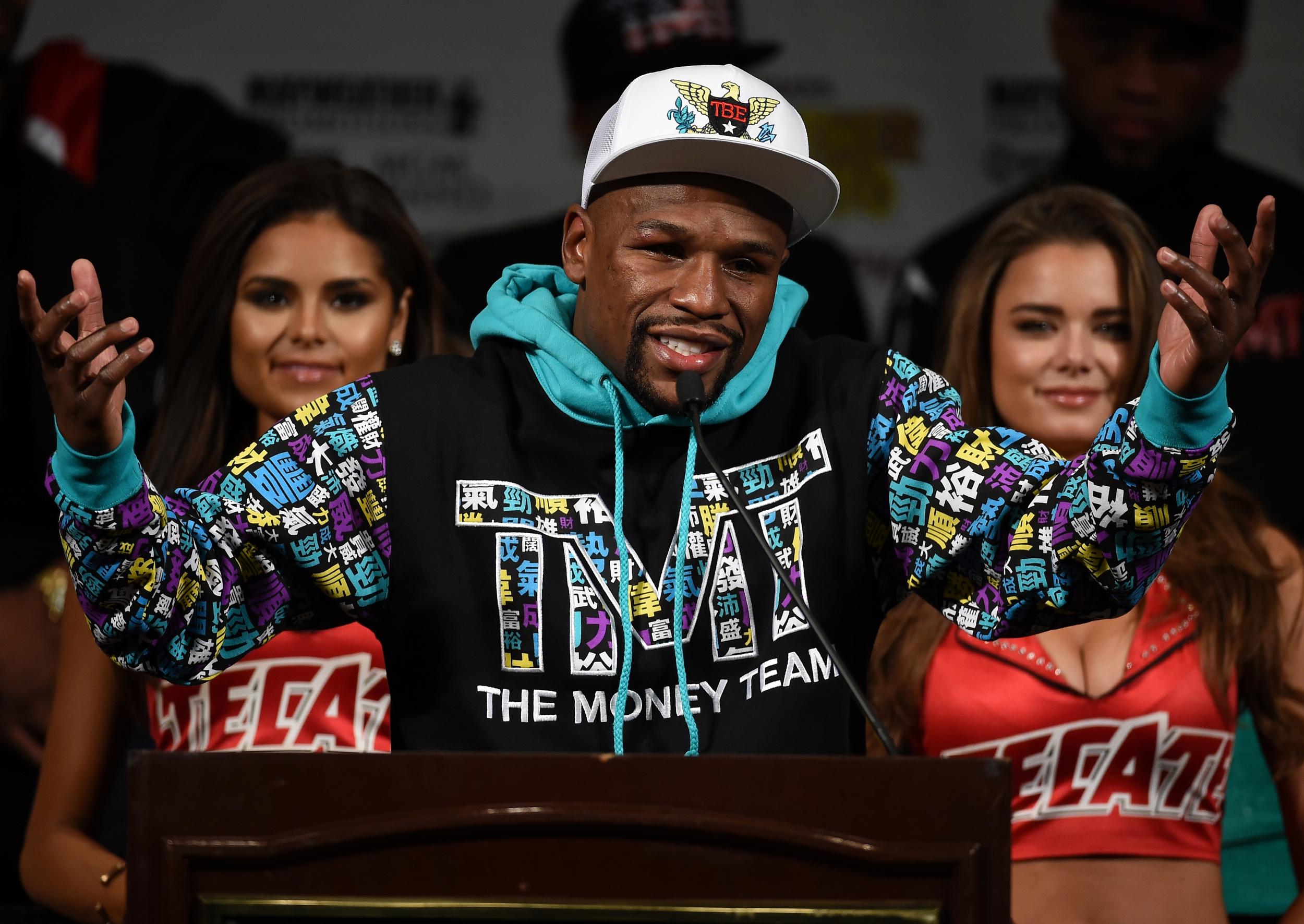 The American is the overwhelming favourite to win the fight