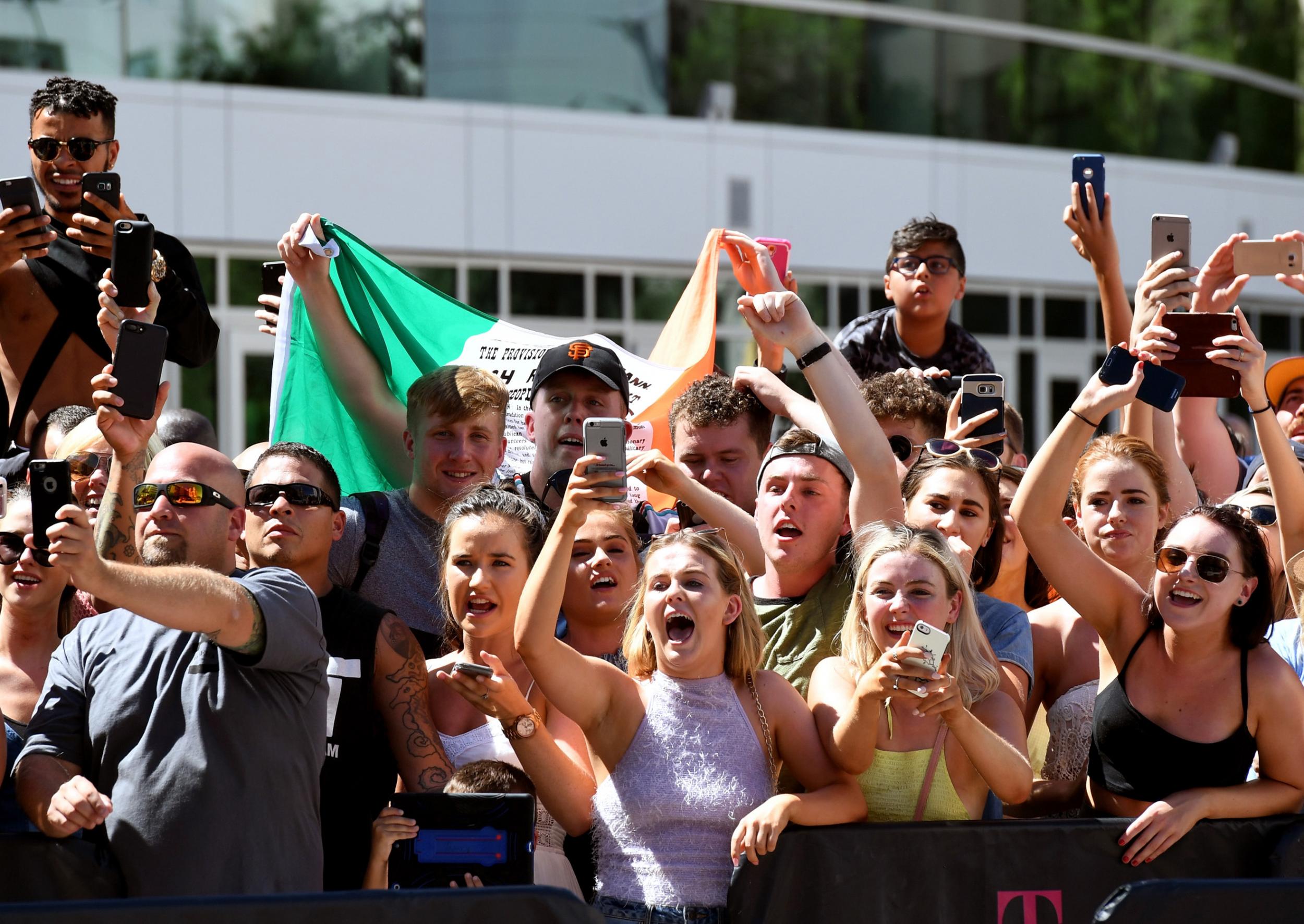 Thousands of Irish fans are expected to travel to Vegas for the fight