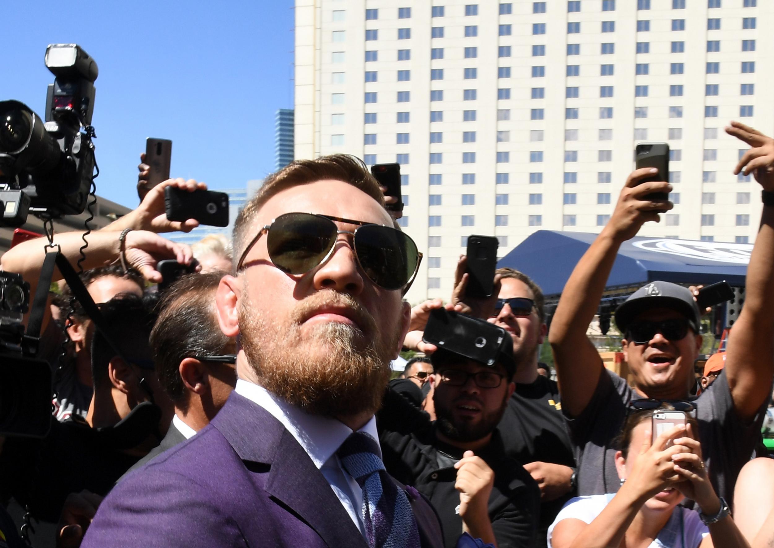 McGregor was in a combative mood