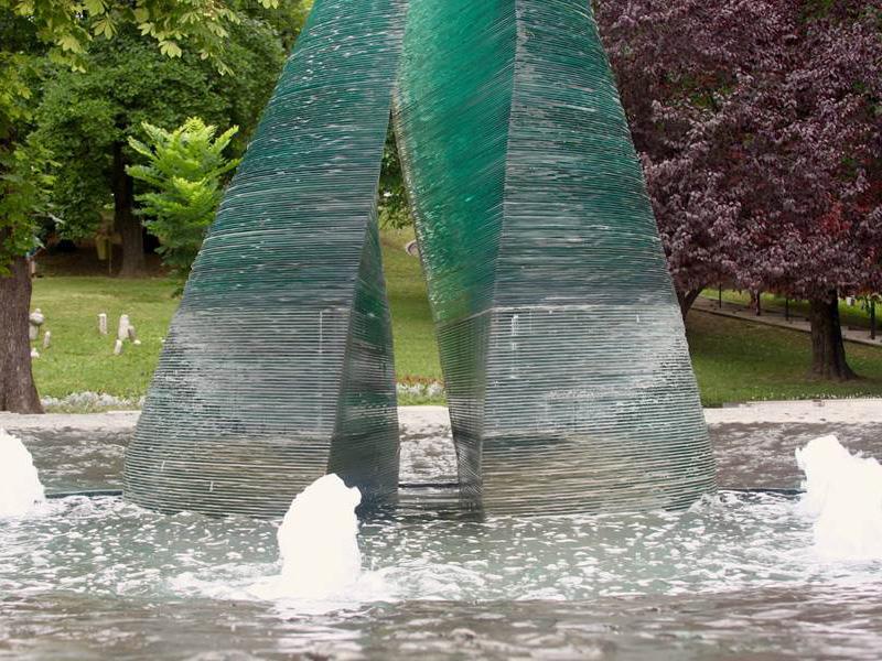 Memorial fountain for children killed during the Siege of Sarajevo