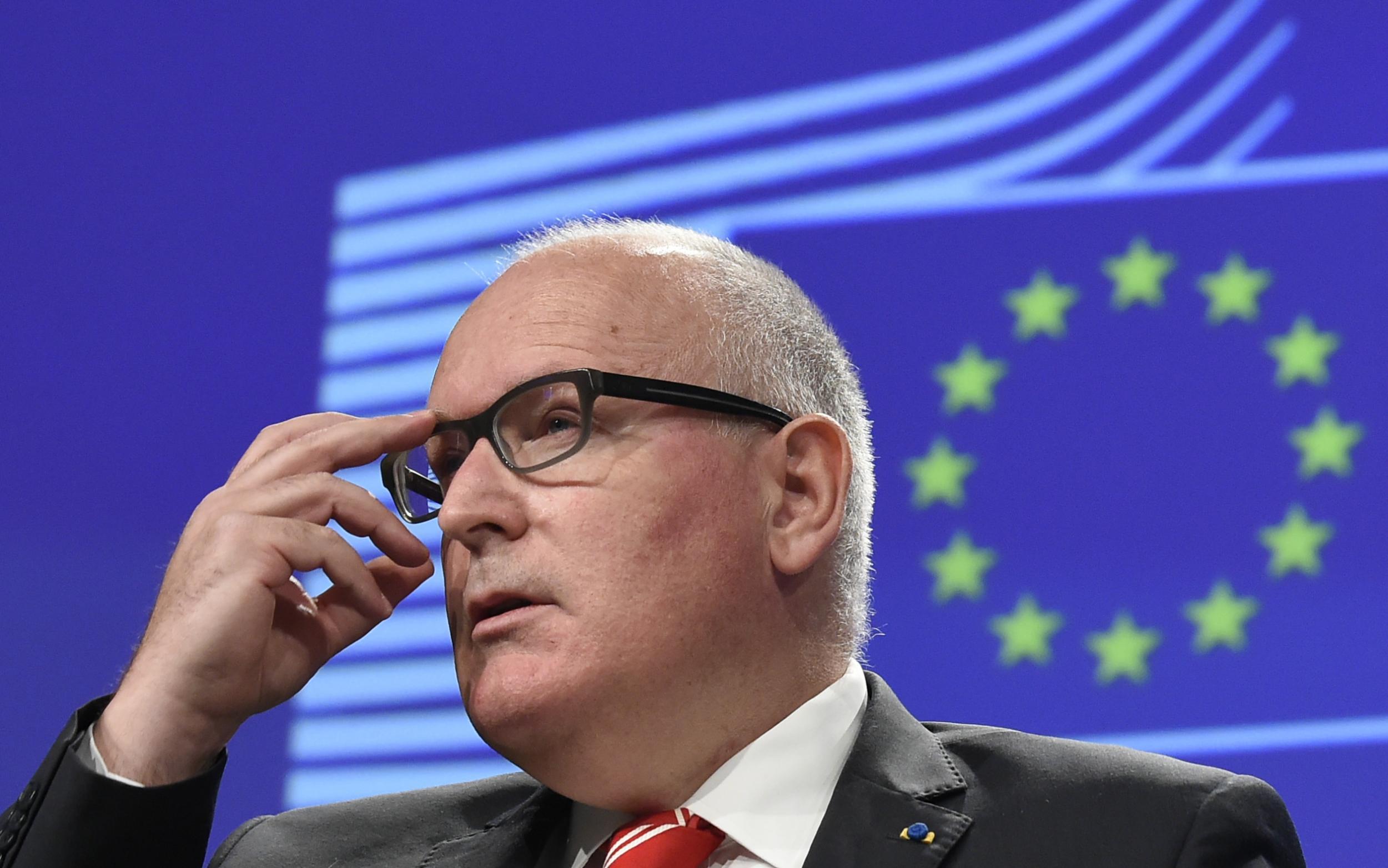 Frans Timmermans, First Vice President of the European Commission