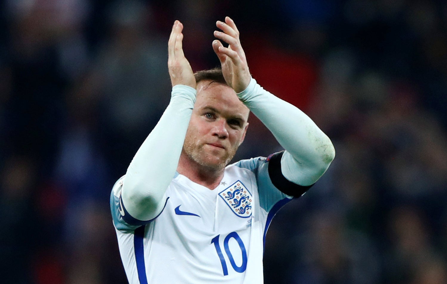 Rooney represented England in six major tournaments