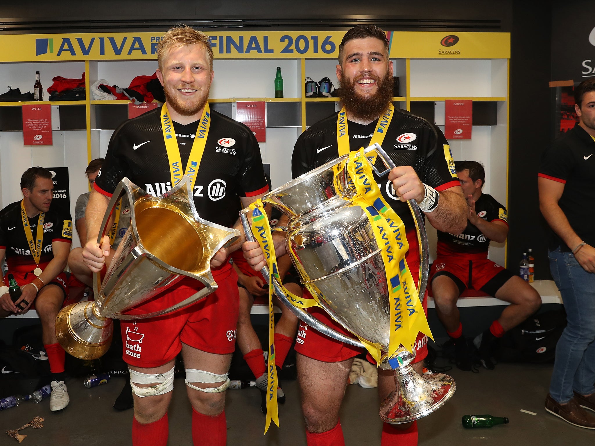 Fraser and Jackson Wray are part of Saracens' famed 'Class of 08'