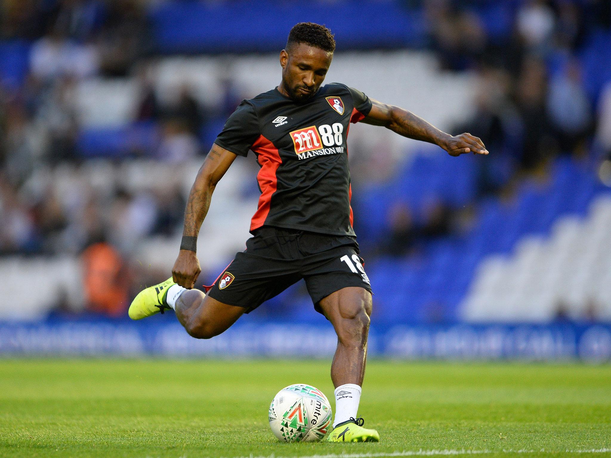 Defoe in training for Bournemouth