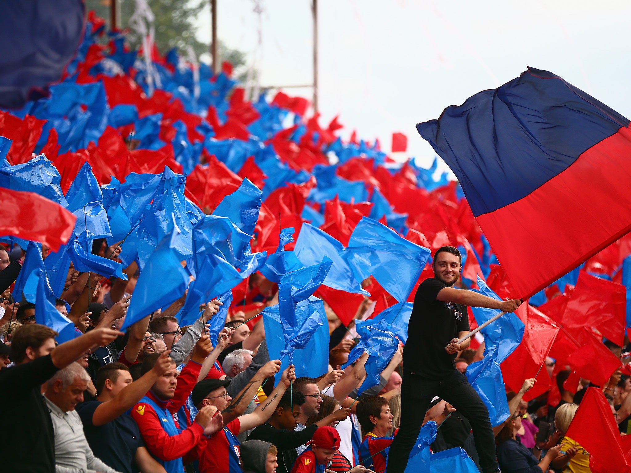 Crystal Palace take on Swansea City at Selhurst Park