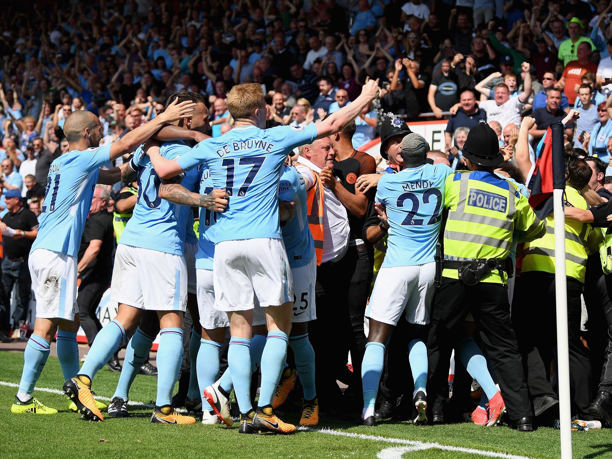 &#13;
City left it late to finally see off Bournemouth &#13;