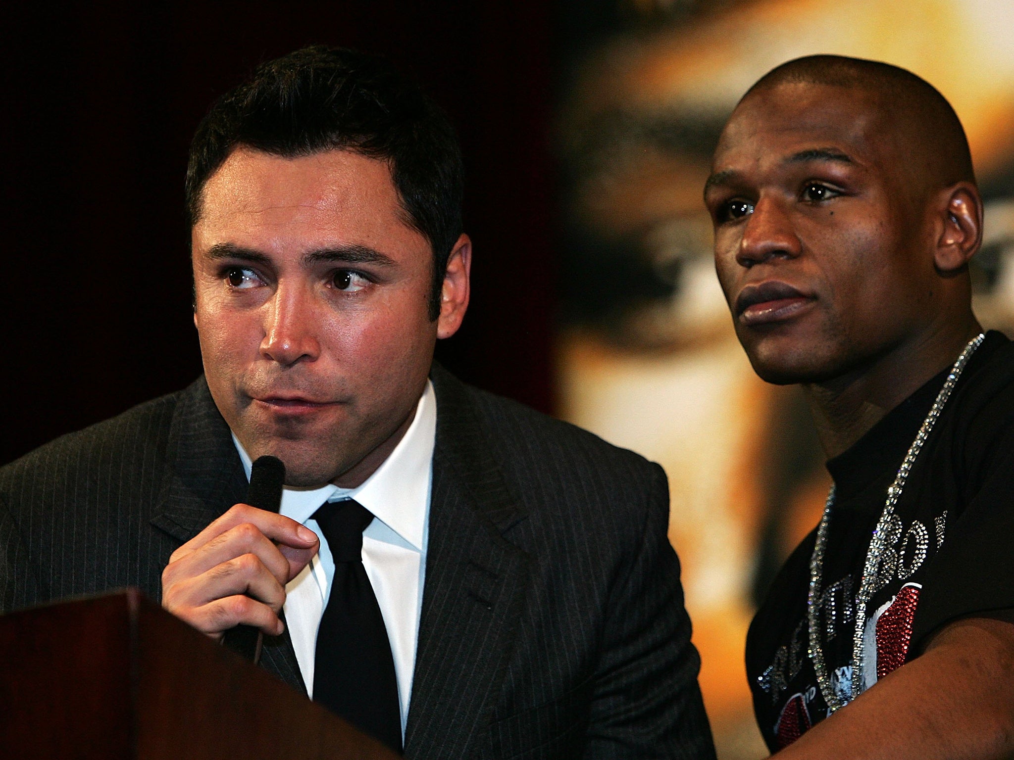 Oscar De La Hoya fought Mayweather in 2007