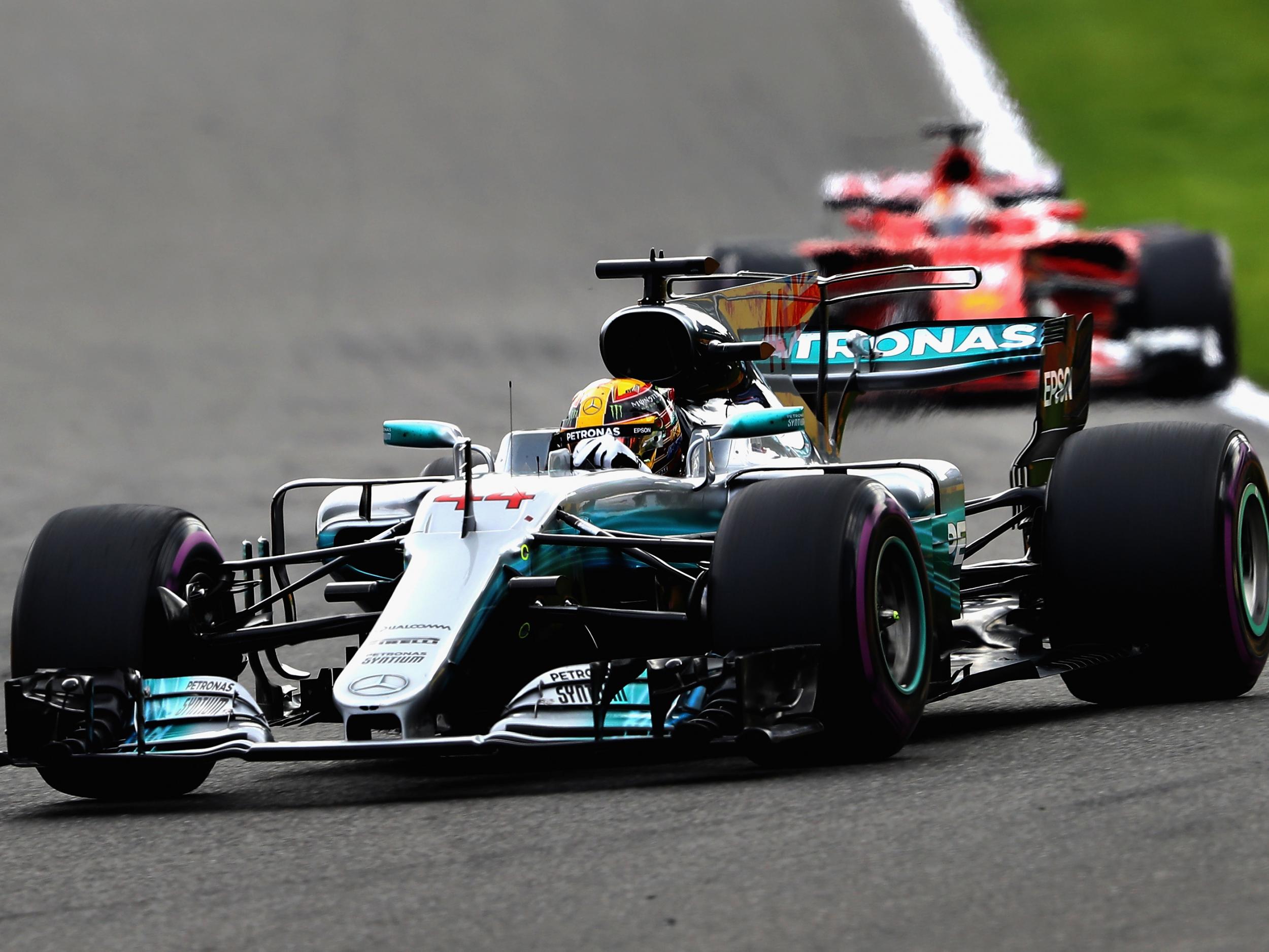 Hamilton lead ahead of Vettel