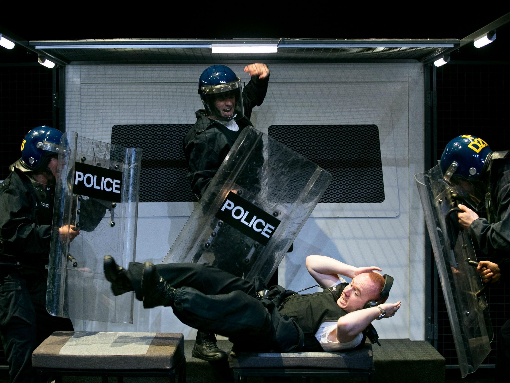 A scene from Adam McNamara's 'Stand By' at the Edinburgh Festival