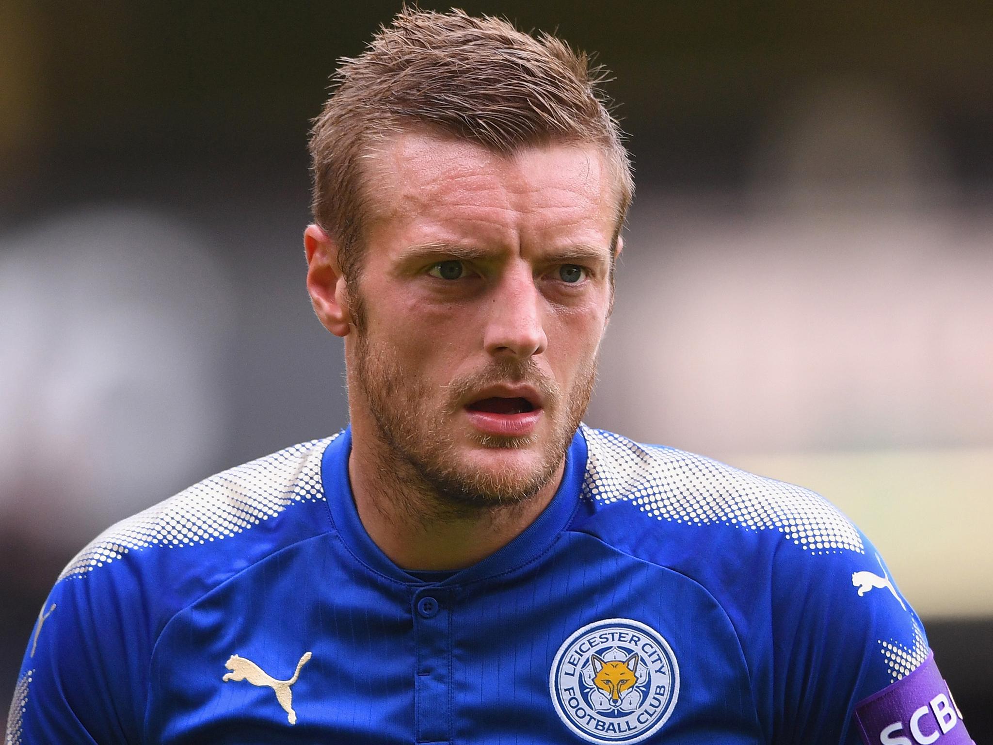 Vardy is expected to line up against Liverpool on Saturday