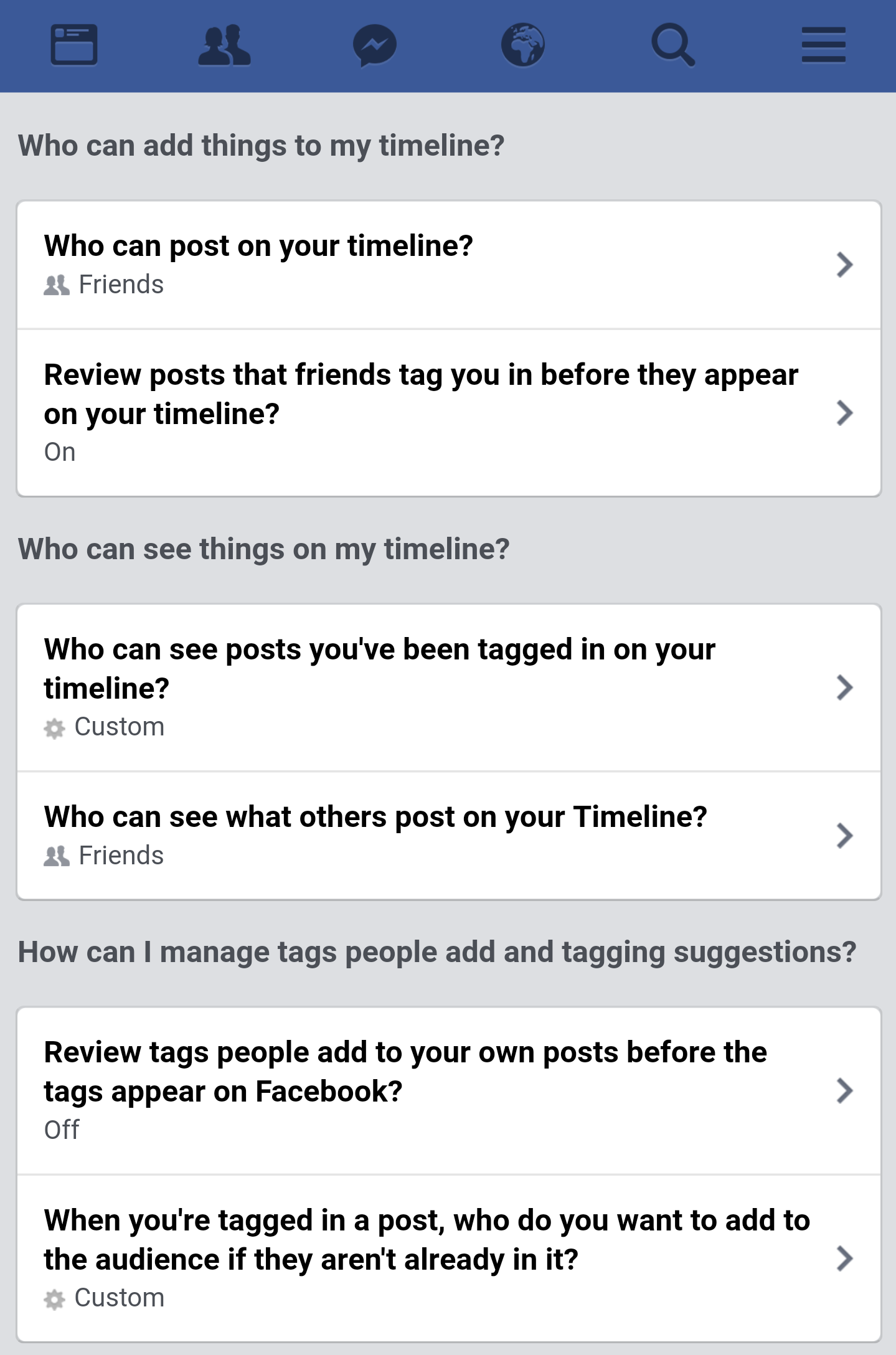 You can limit who gets to post things on your Timeline and who gets to see posts on your Timeline too. In Settings, go to Timeline and Tagging and edit the sections you want to lock down.