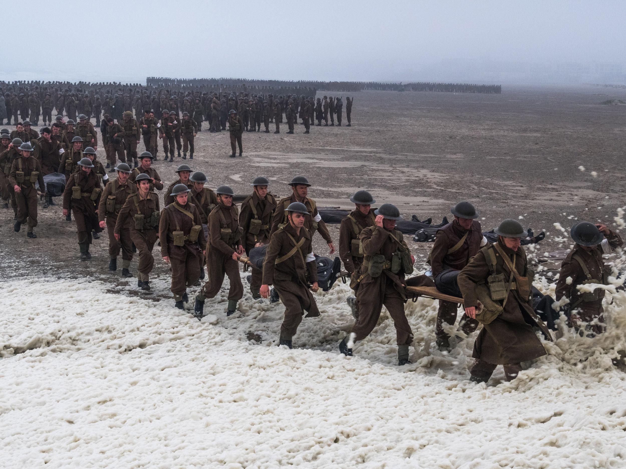 A scene from Nolan’s ‘Dunkirk’ which has rekindled the film vs. digital debate. Much of ‘Dunkirk’ was shot using IMAX cameras