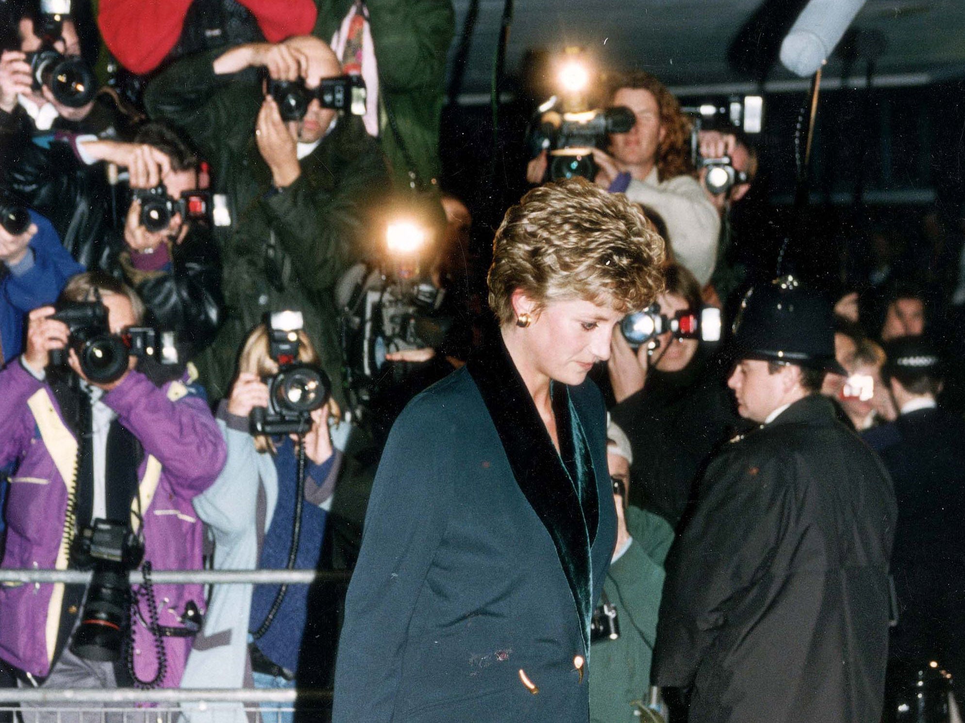 Diana in 1993 – her son Prince Harry has revealed he is haunted by paparazzi who later took pictures of her ‘dying in the back seat’ after that car crash in Paris in 1997