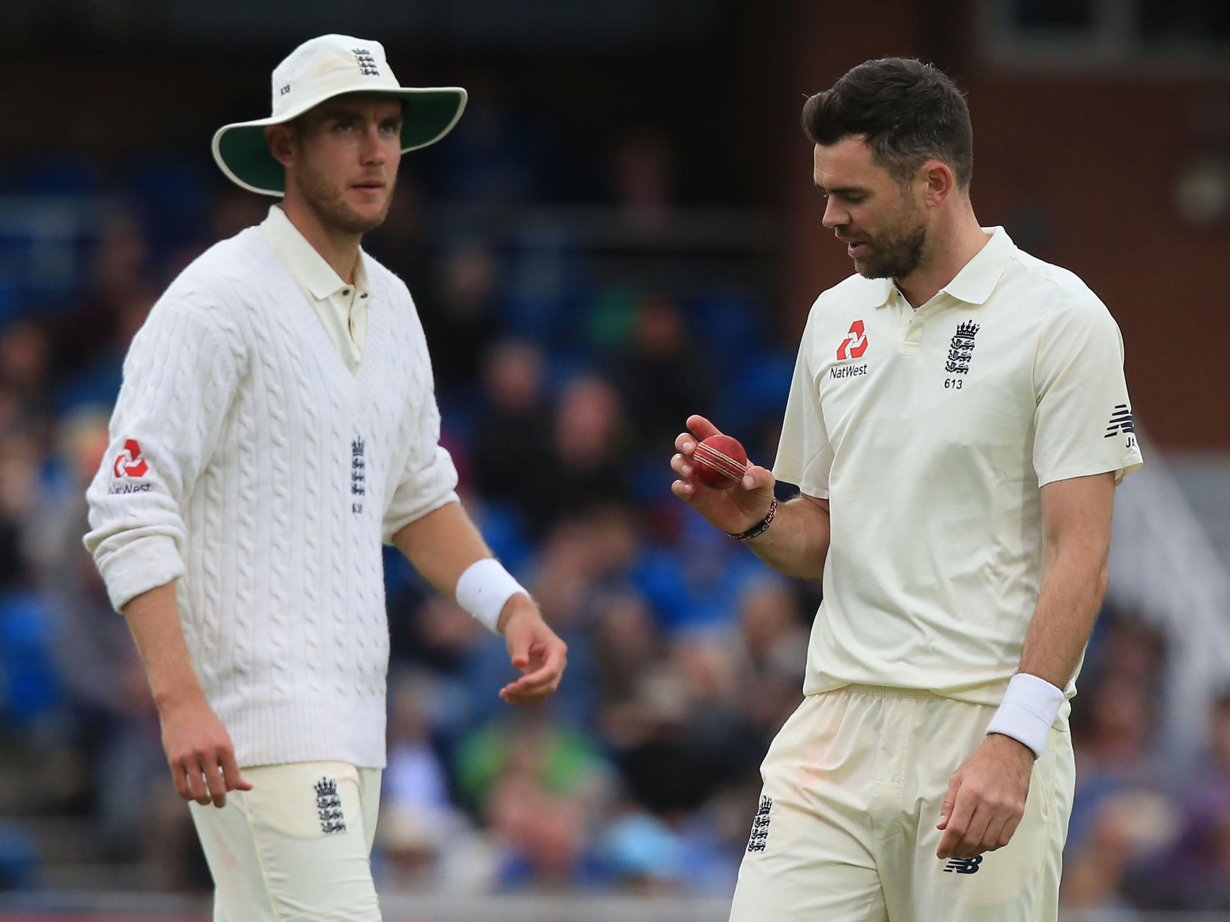 Broad and Anderson struggled to cope with the West Indies batsmen