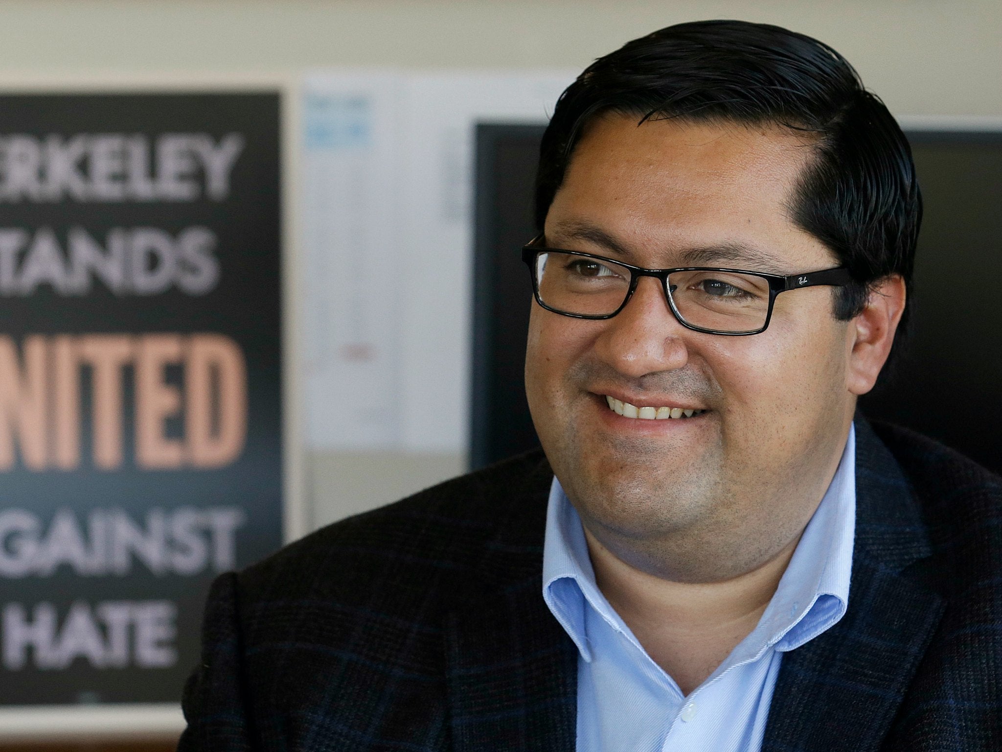 Berkeley Mayor Jesse Arreguin, seen here on Aug. 28, 2017, is worried right-wing speakers at the University of Berkeley could lead to more clashes.