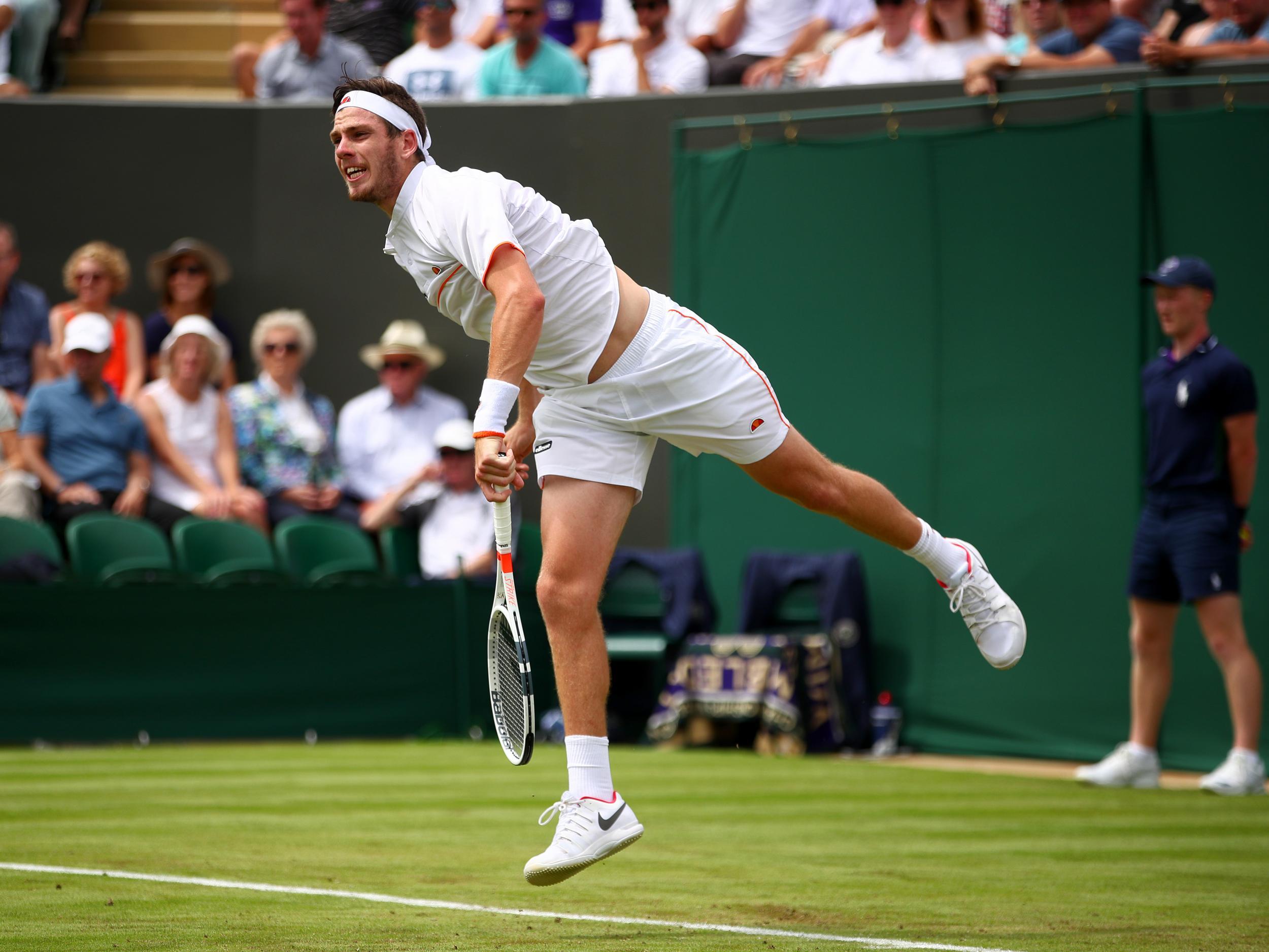 Cameron Norrie made his grand slam debut at Wimbledon this summer