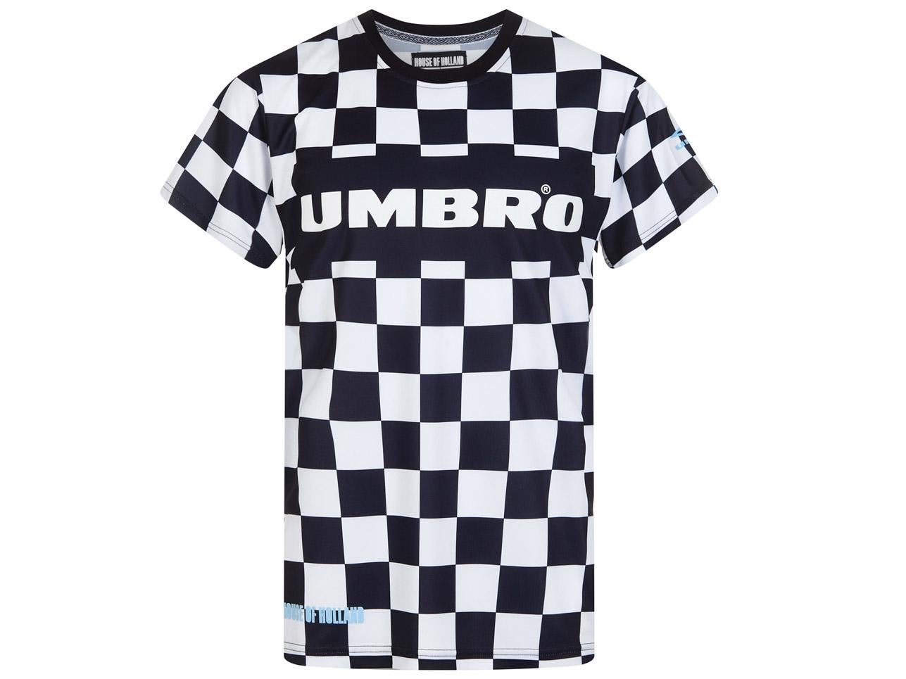 Checkerboard football top, £61