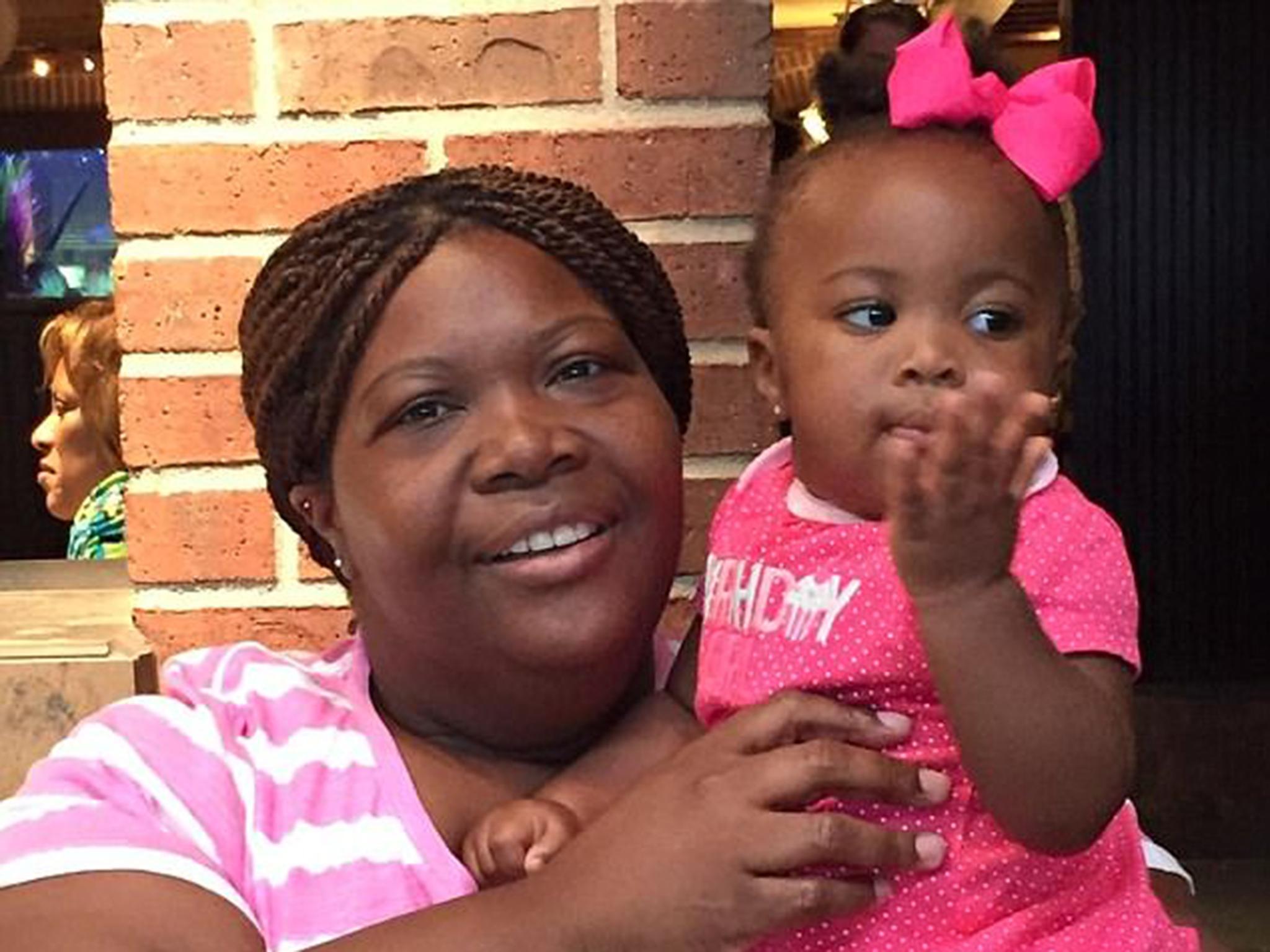 Colette Sulcer with Jordyn Grace, who survived the Texas floods thanks to her mother's sacrifice