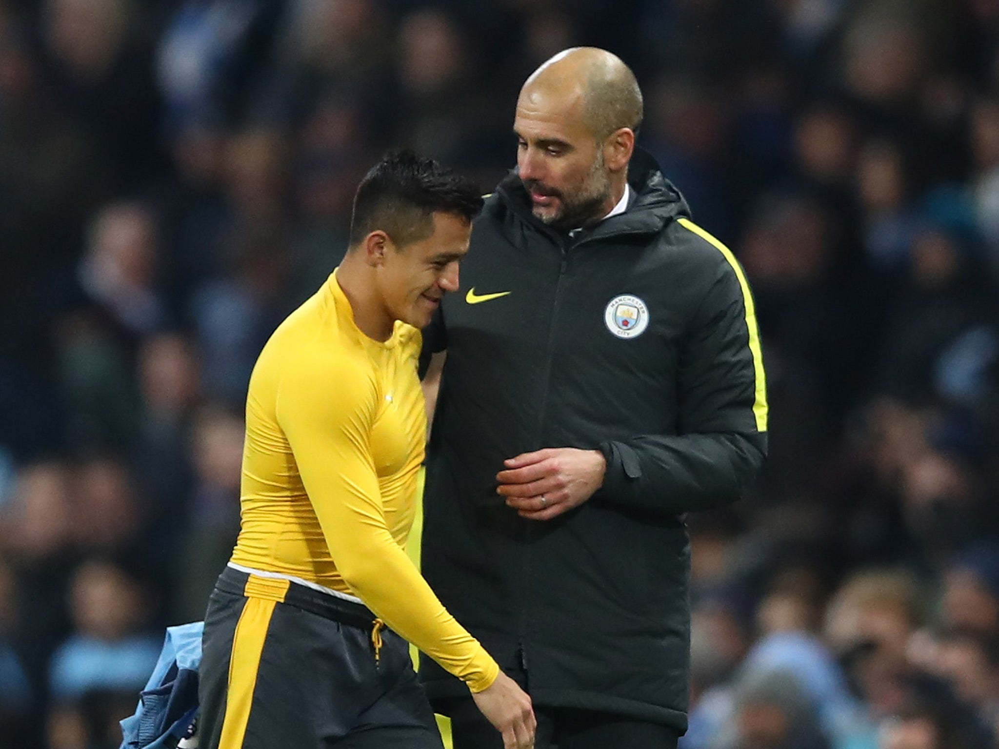 Guardiola was desperate to get Sanchez