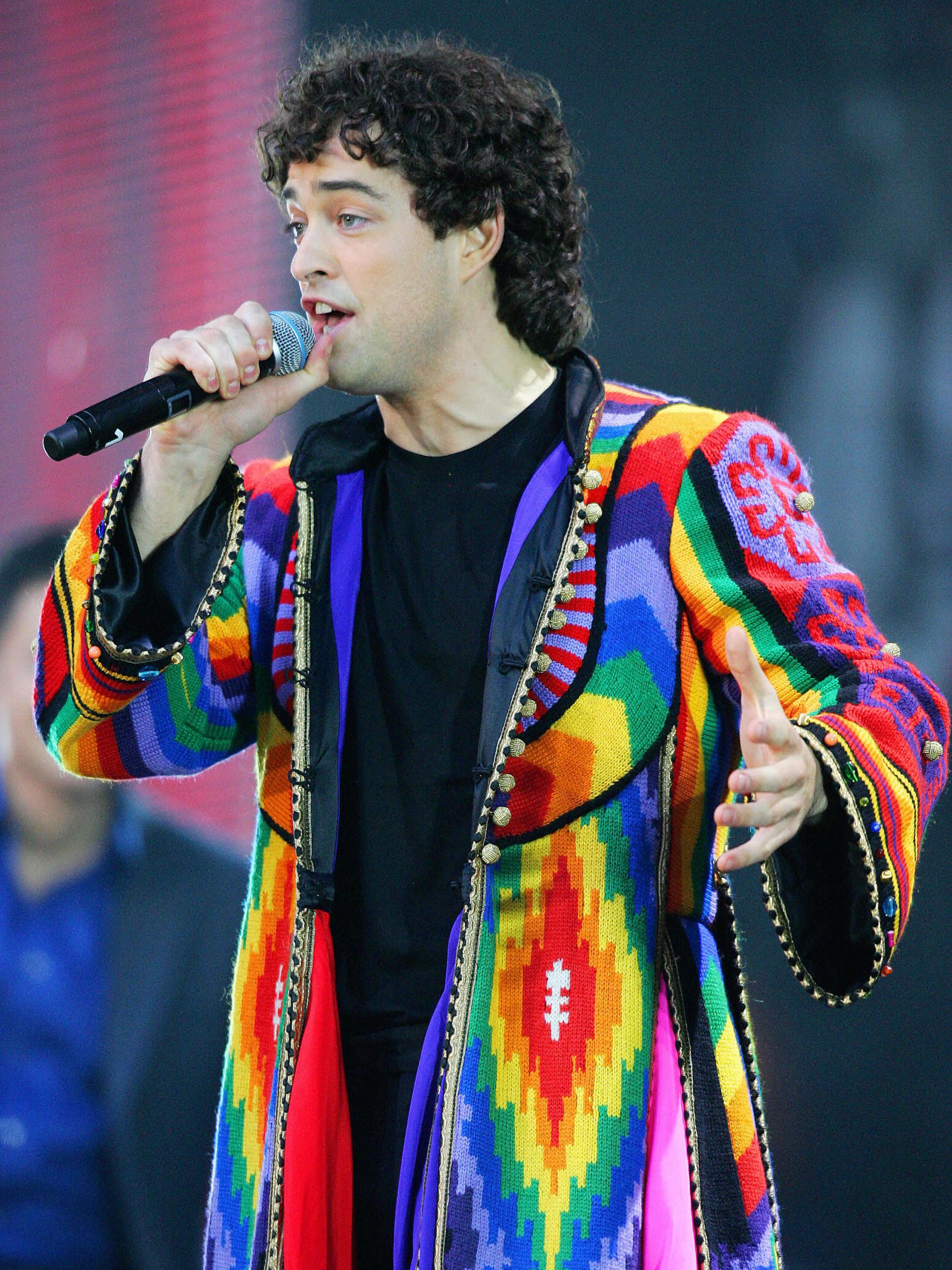 Lee Mead donned his multicoloured garment to play Joseph