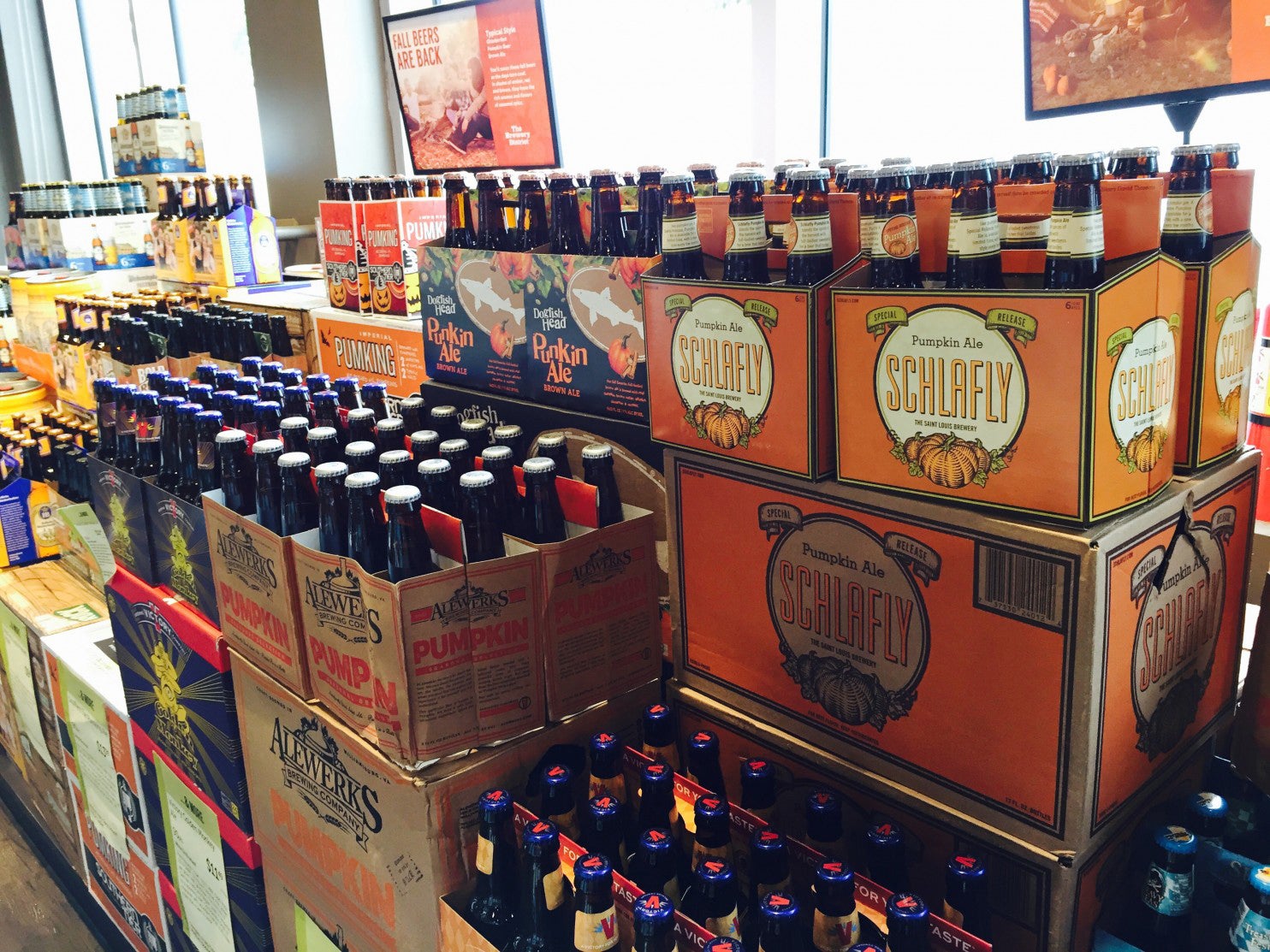 Pumpkin beers, amber ales and Oktoberfests are flooding back onto shelves this month