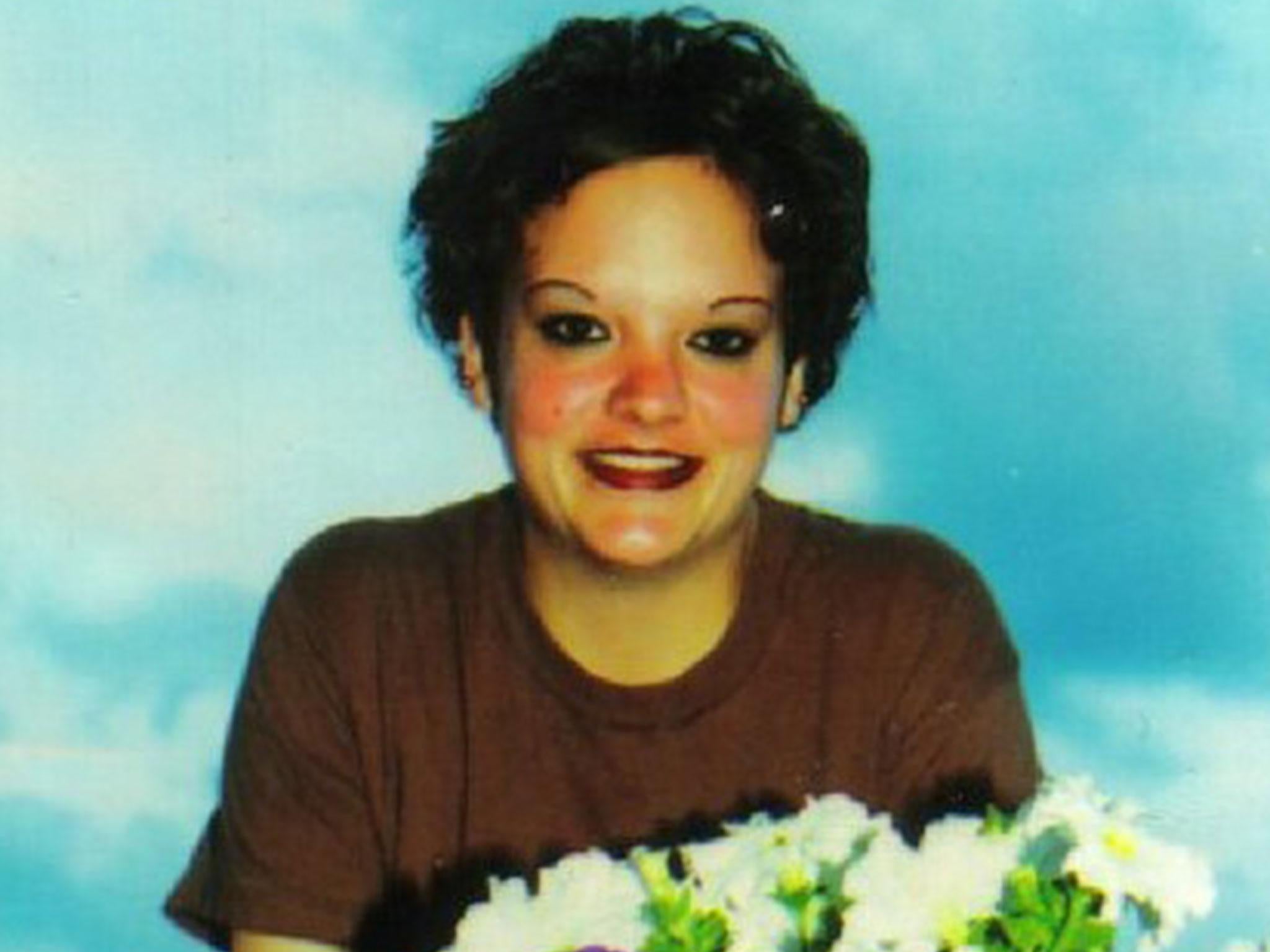 Angela King pictured aged 24, when she was in prison for robbing a store owned by a Jewish person