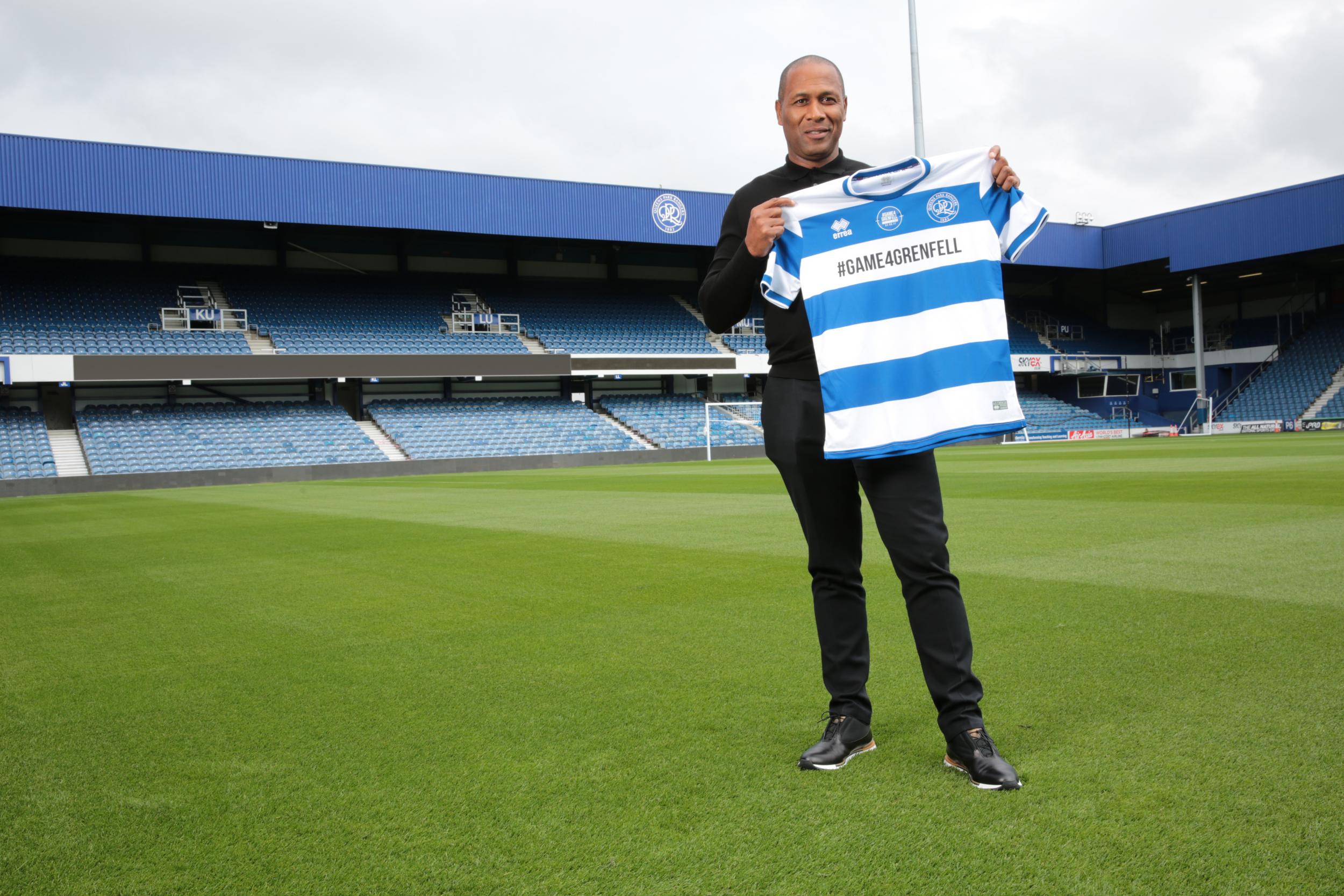 Les Ferdinand will manage a team in the Game for Grenfell this weekend