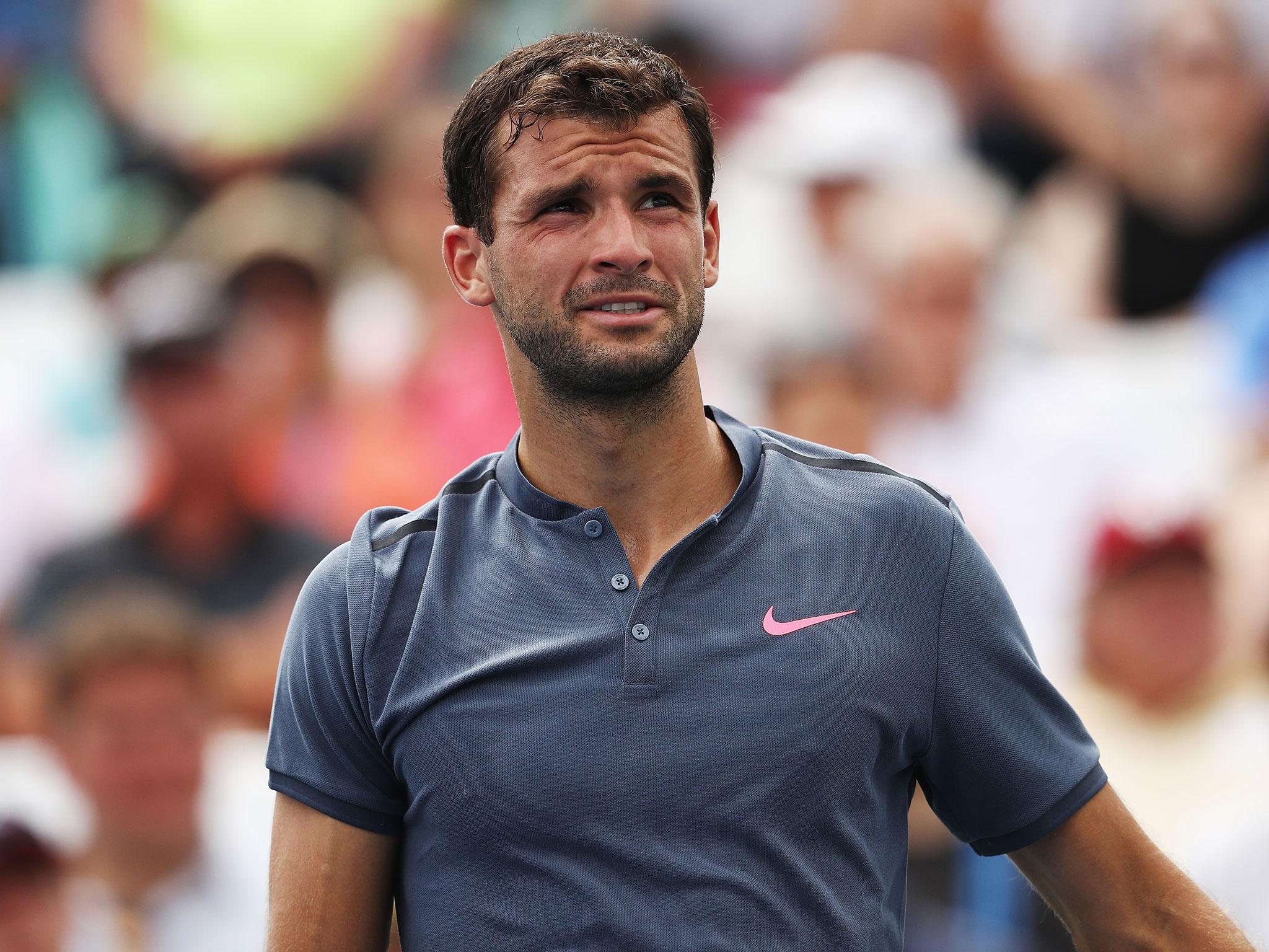 Grigor Dimitrov is out of the US Open after defeat to Andrey Rublev