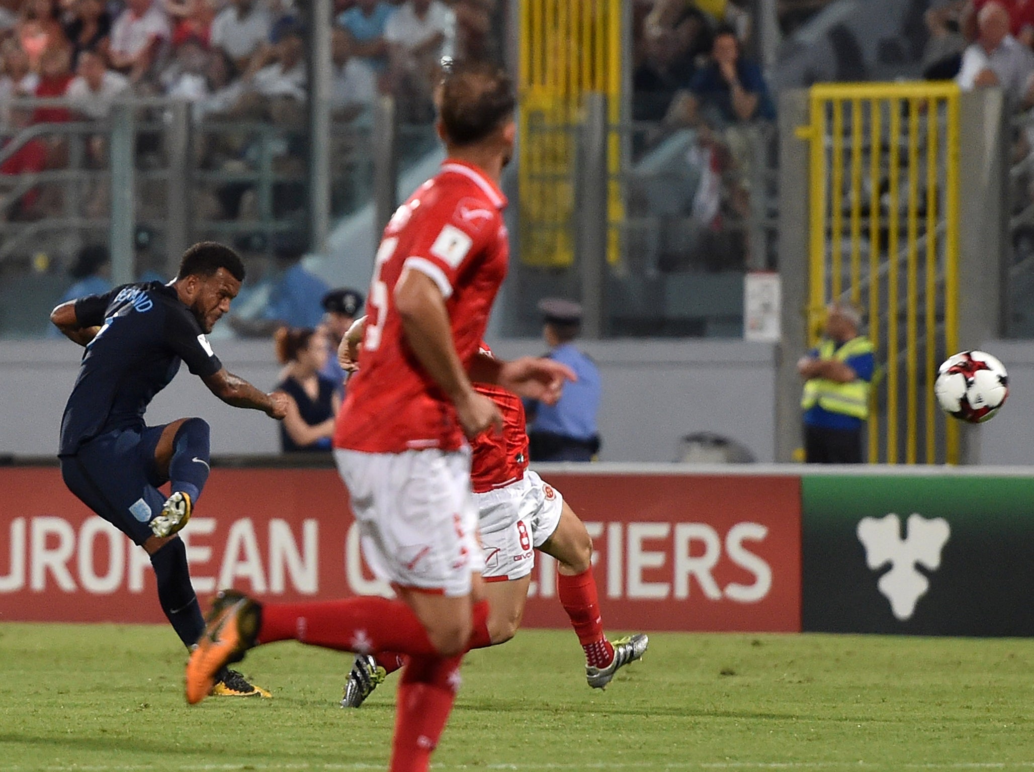 Bertrand scored his first ever international goal in the win