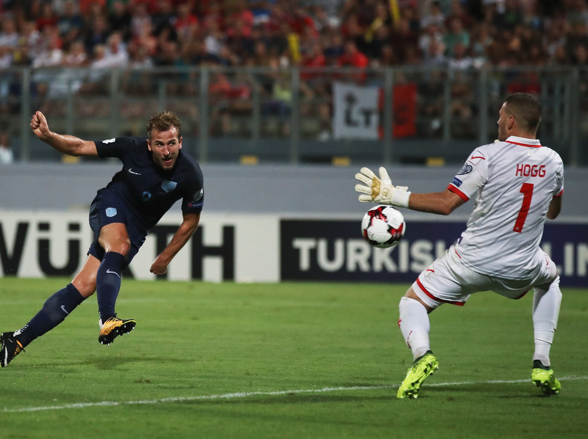 Kane was on target against Malta on Friday