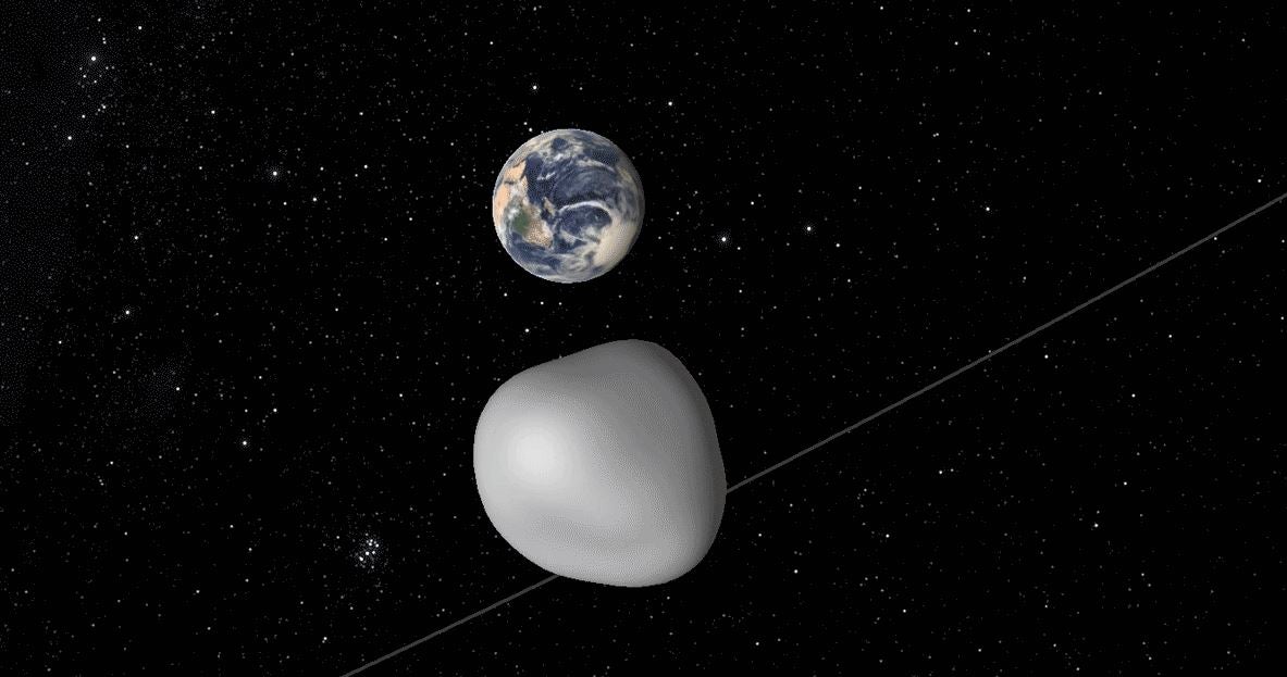 Asteroid Florence is 2.7 miles wide and has two moons