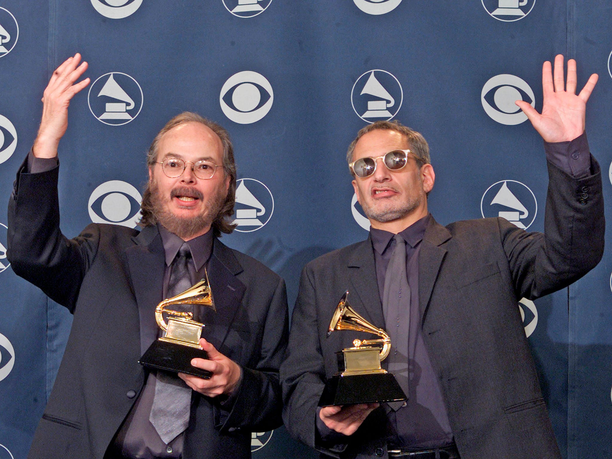 Walter Becker (l) with co-founder Donald Fagen