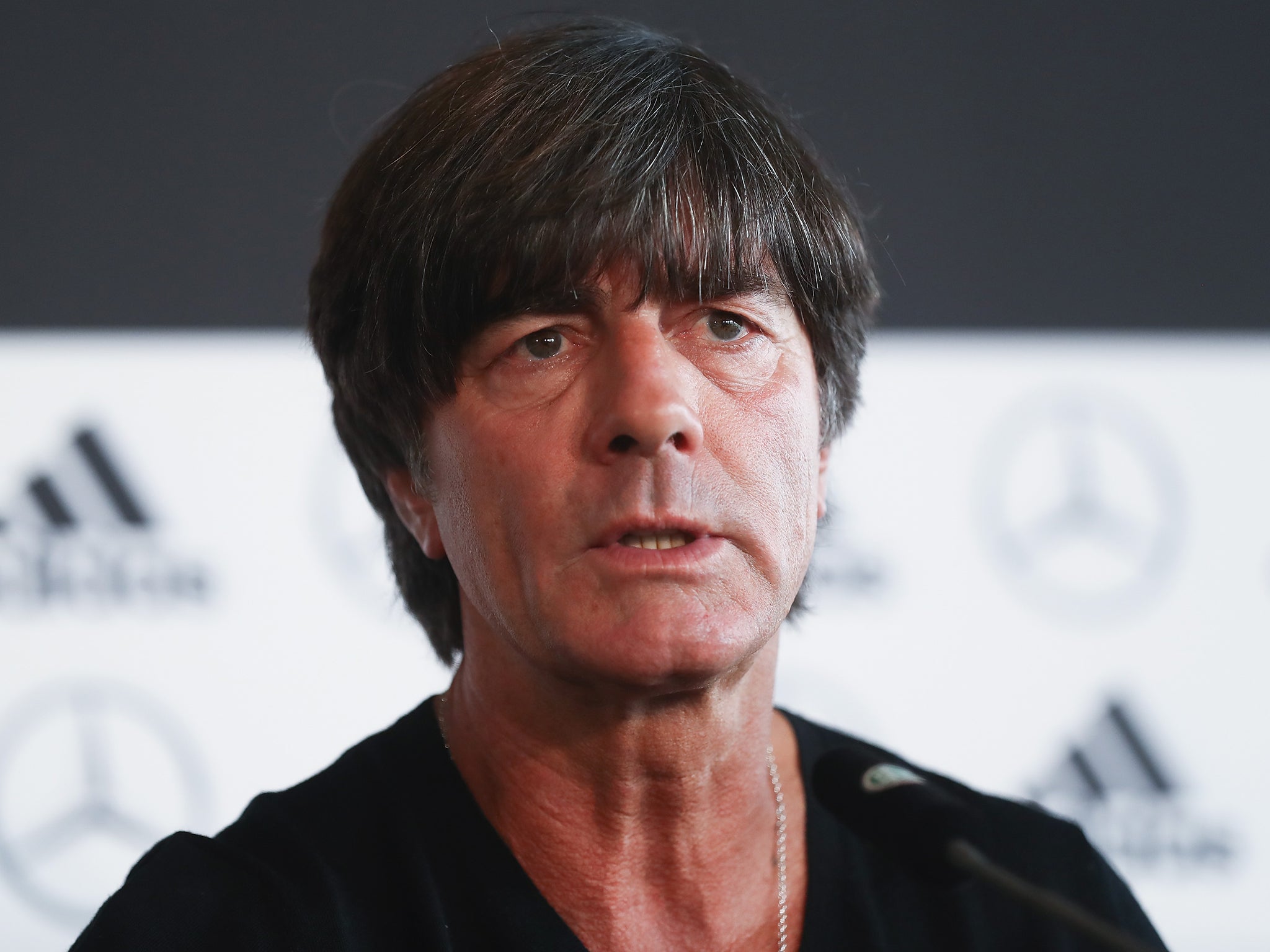 Joachim Low criticised fans who sang Nazi-era chants during Germany's match with Czech Republic