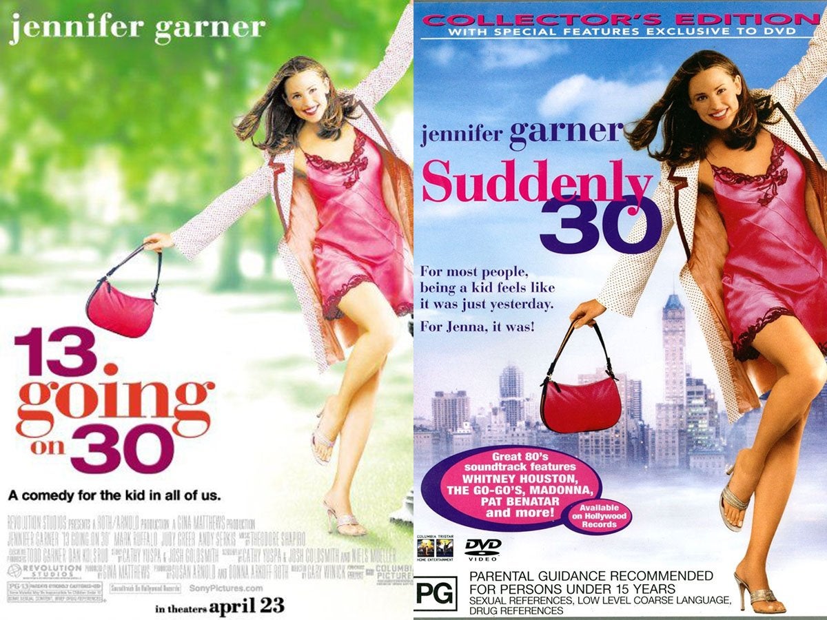 "13 Going on 30" or "Suddenly 30"?