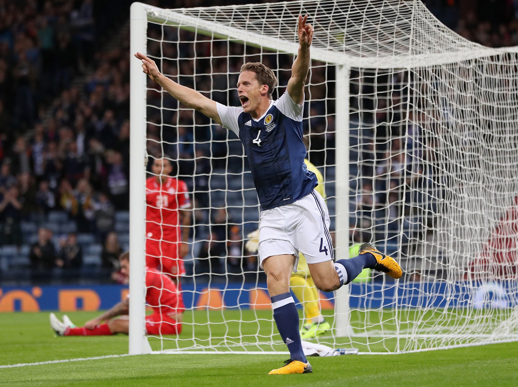 Berra headed home Scotland's first