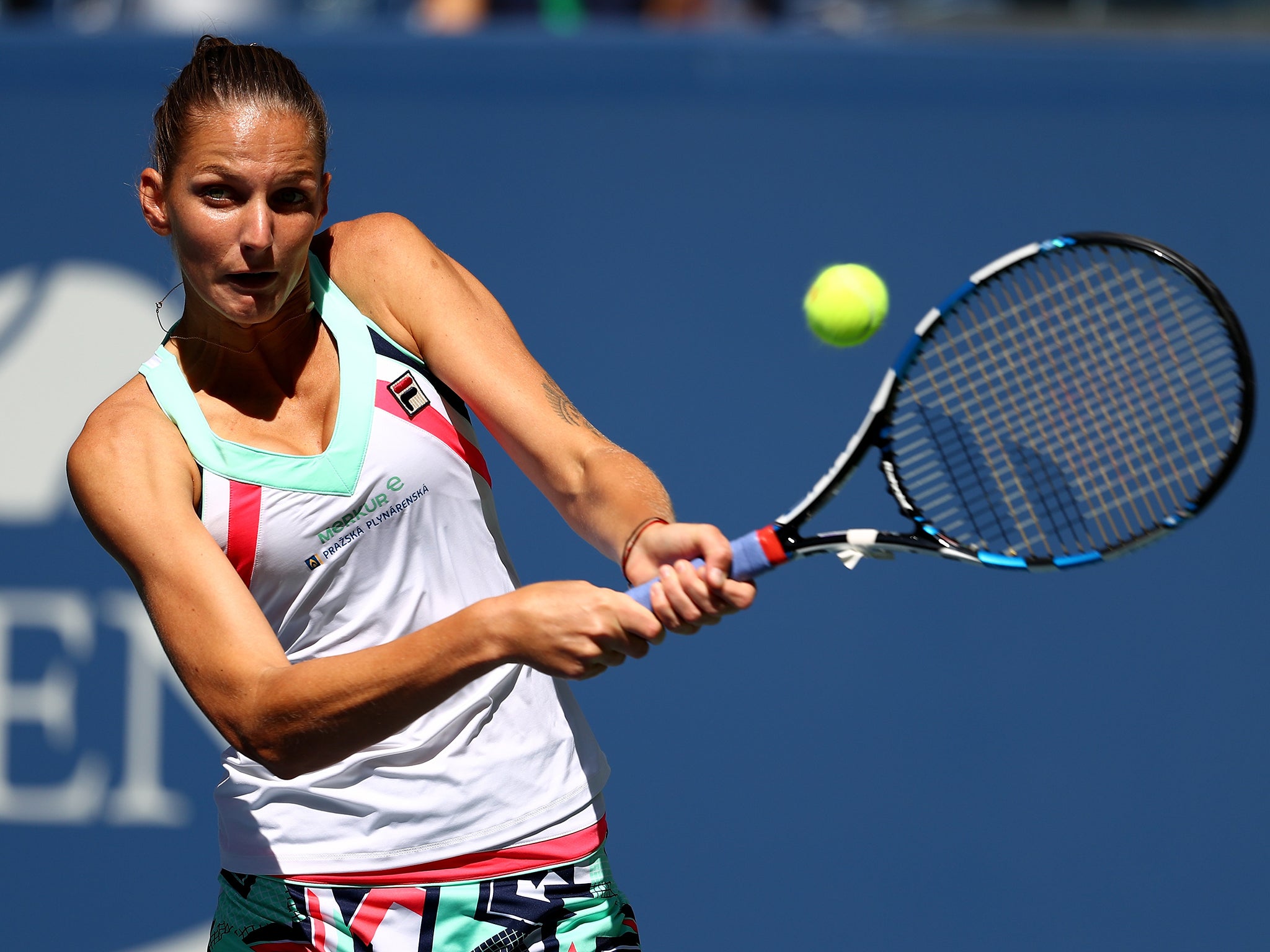 Karolina Pliskova reached the last eight of the US Open but must reach the final to keep her world No 1 spot