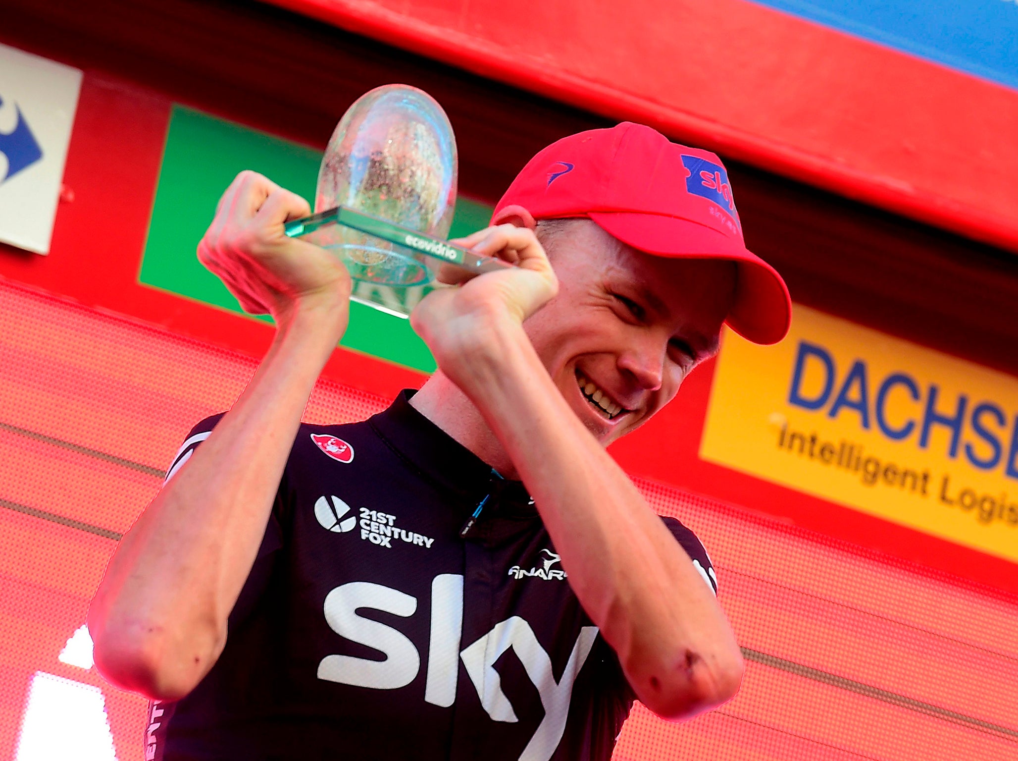 Froome finished 29 seconds ahead of the day's second-placed rider