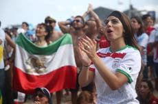 Women attacked for trying to watch football match in Iran